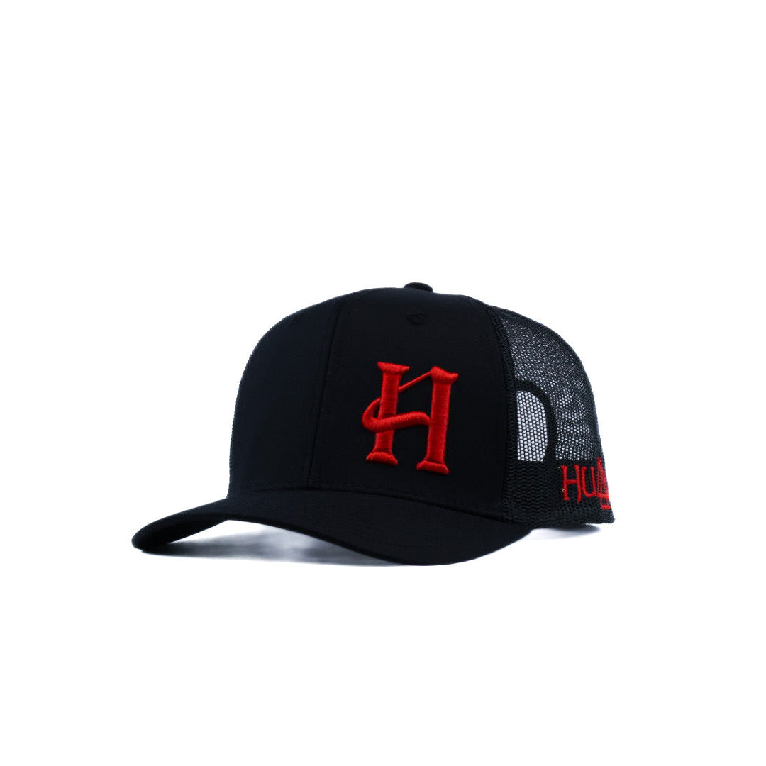 Black cap with red humble logo