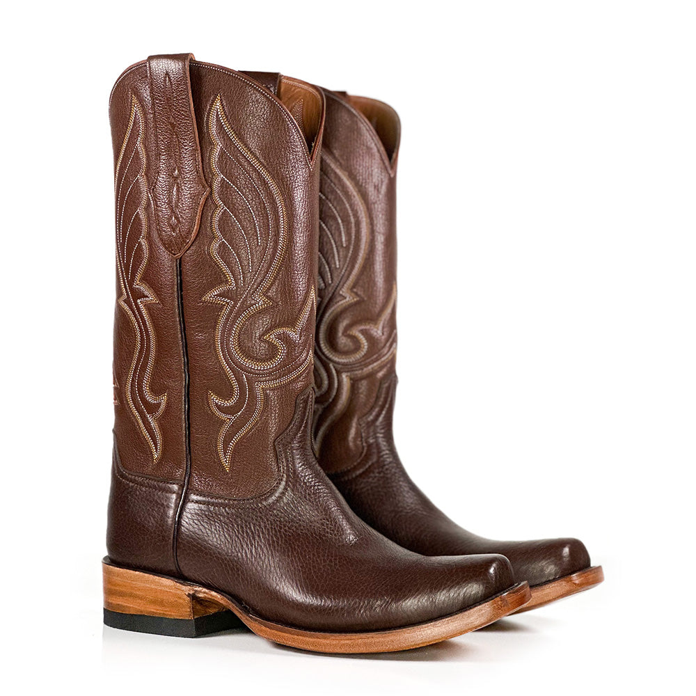 Shiloh Deer Boot — handmade western boots by Cuadra Piedreros