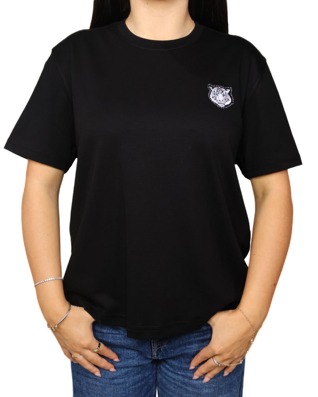 Black cotton womens shirt