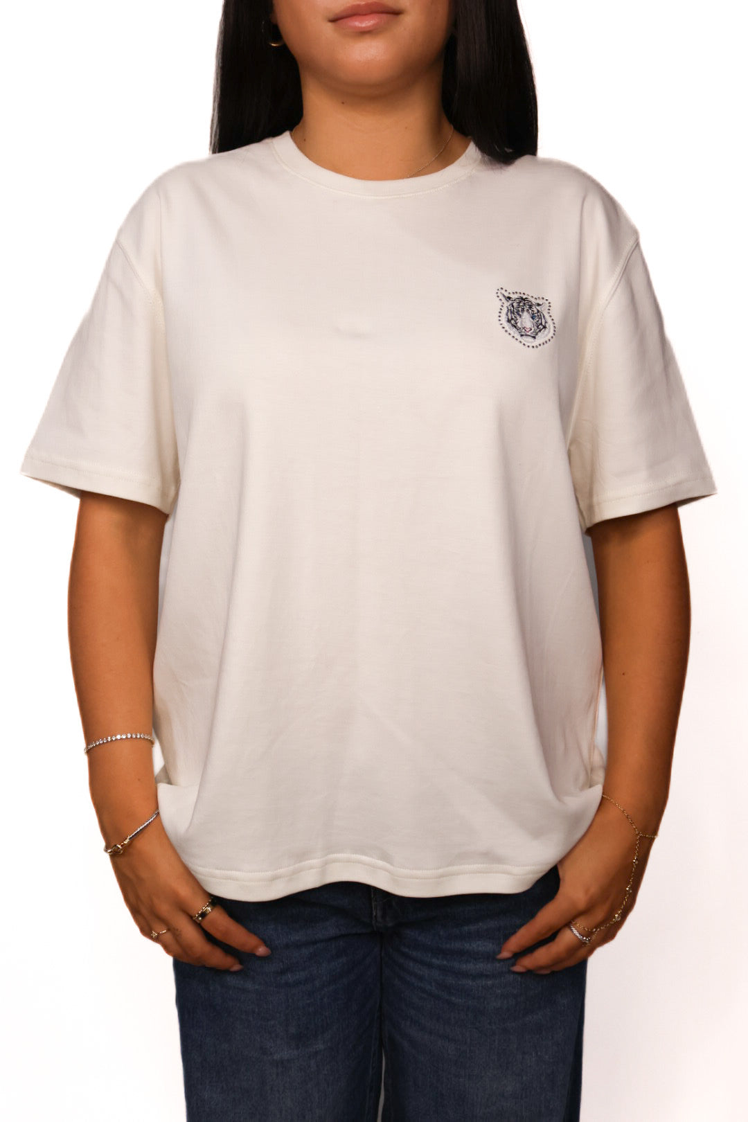 Womens white cotton shirt