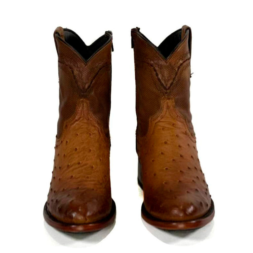 Big Bird Booties — detail shot of handmade western boots
