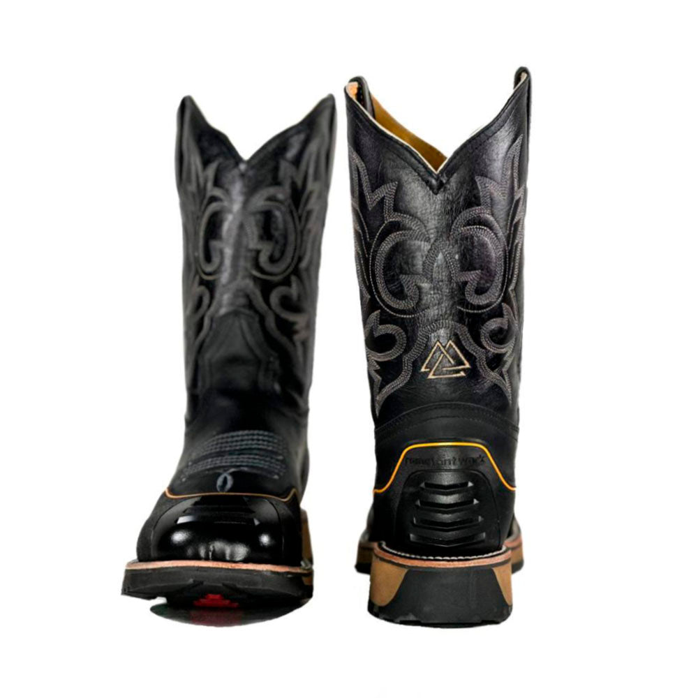 Composite Toe Work Boot — angled view of handmade western boots