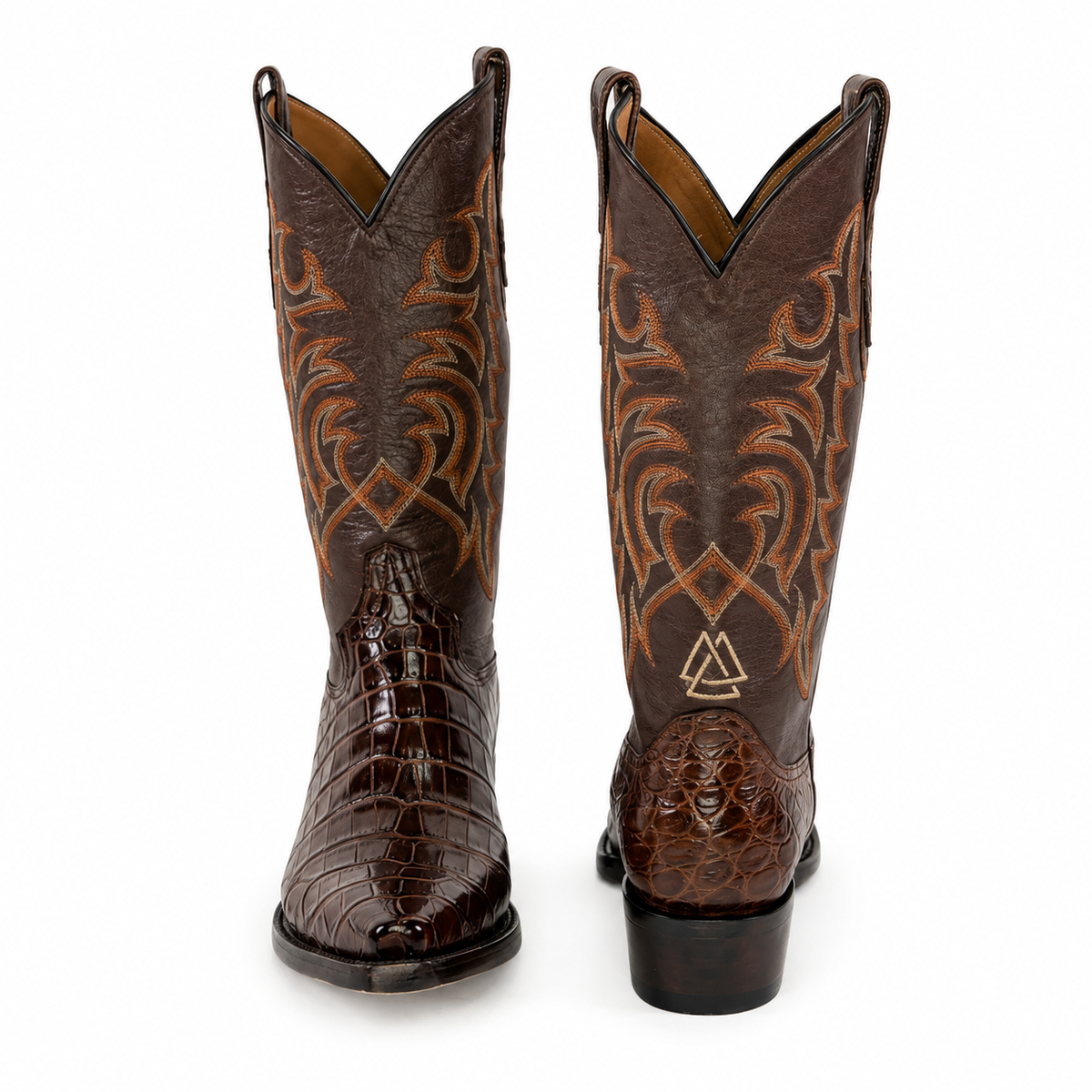 The Waterloo — Alligator Snip Toe Men's Cowboy Boot, profile view