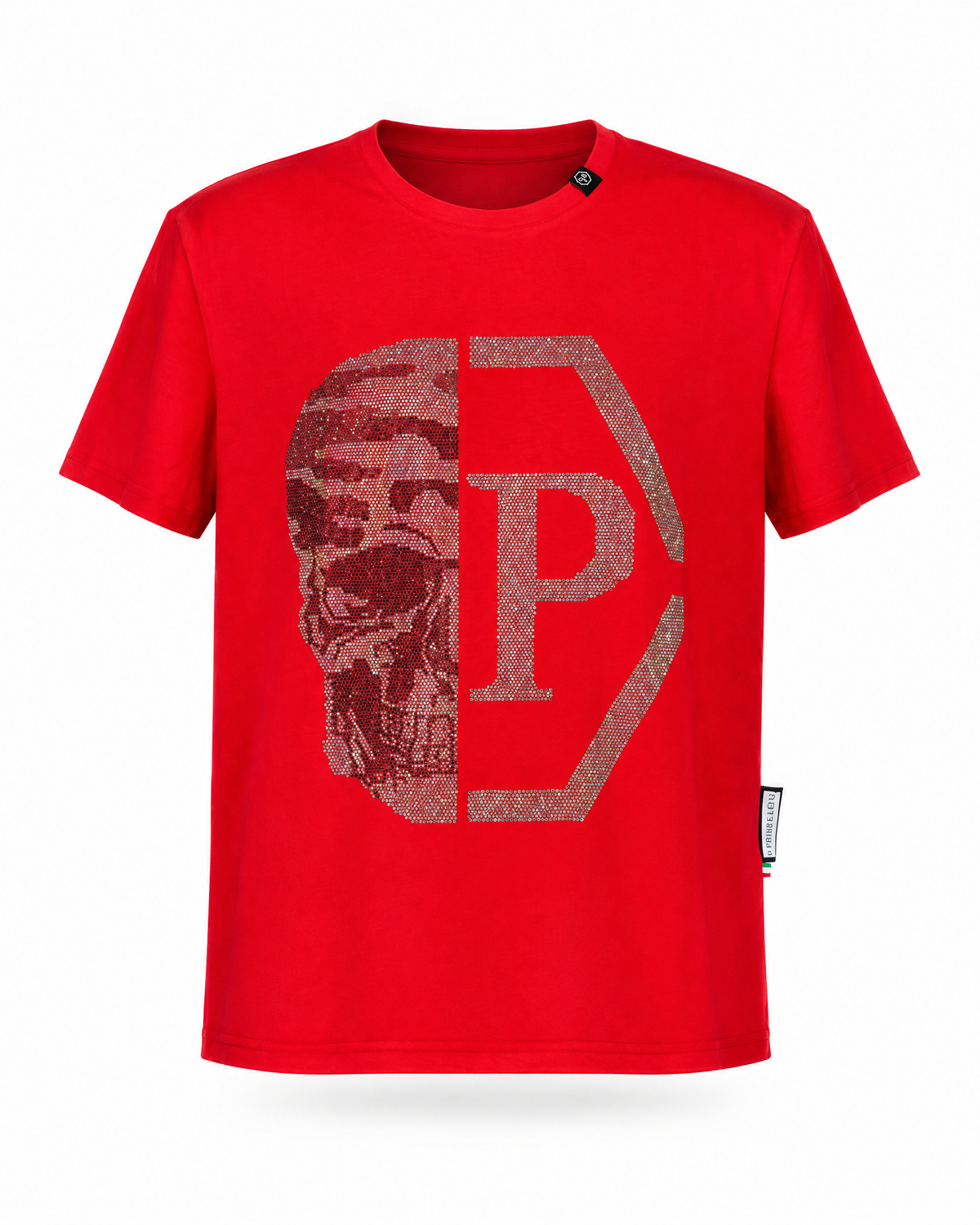 Split Skull T-Shirt — Western Tee, front and side view