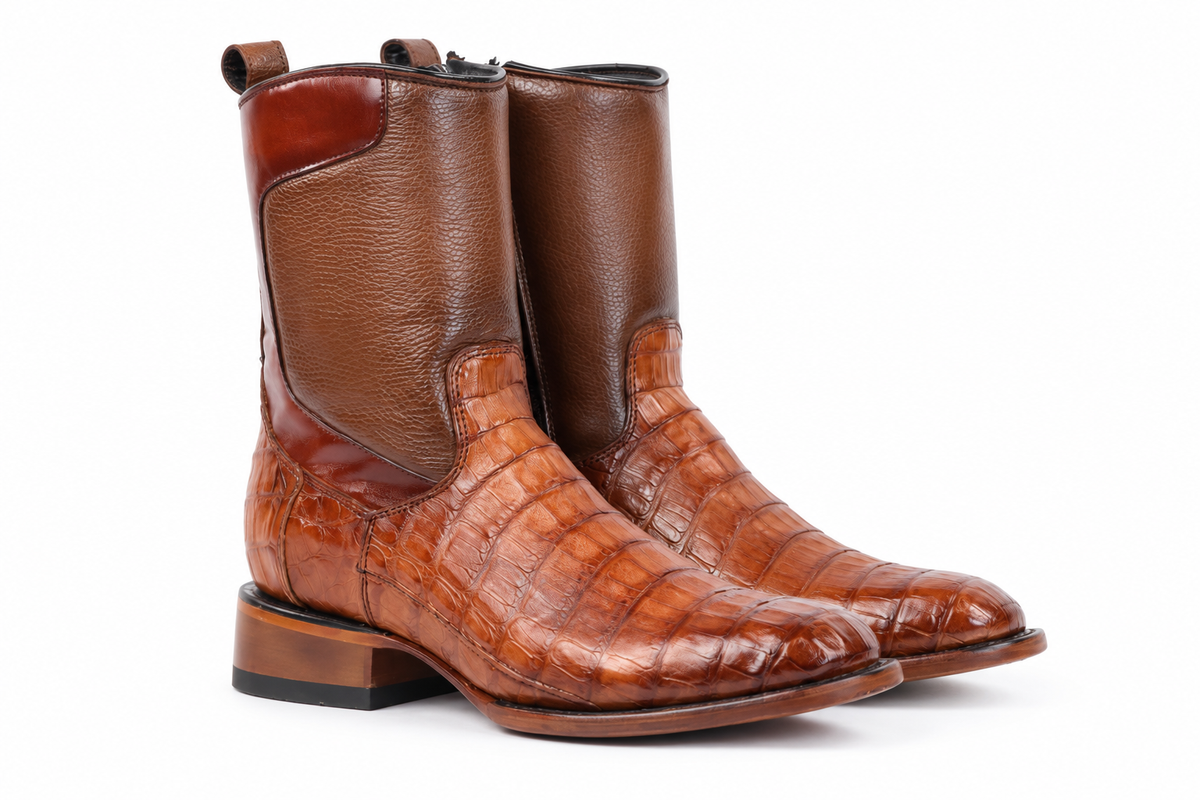 The Uvalde Caiman Zip Roper - Honey