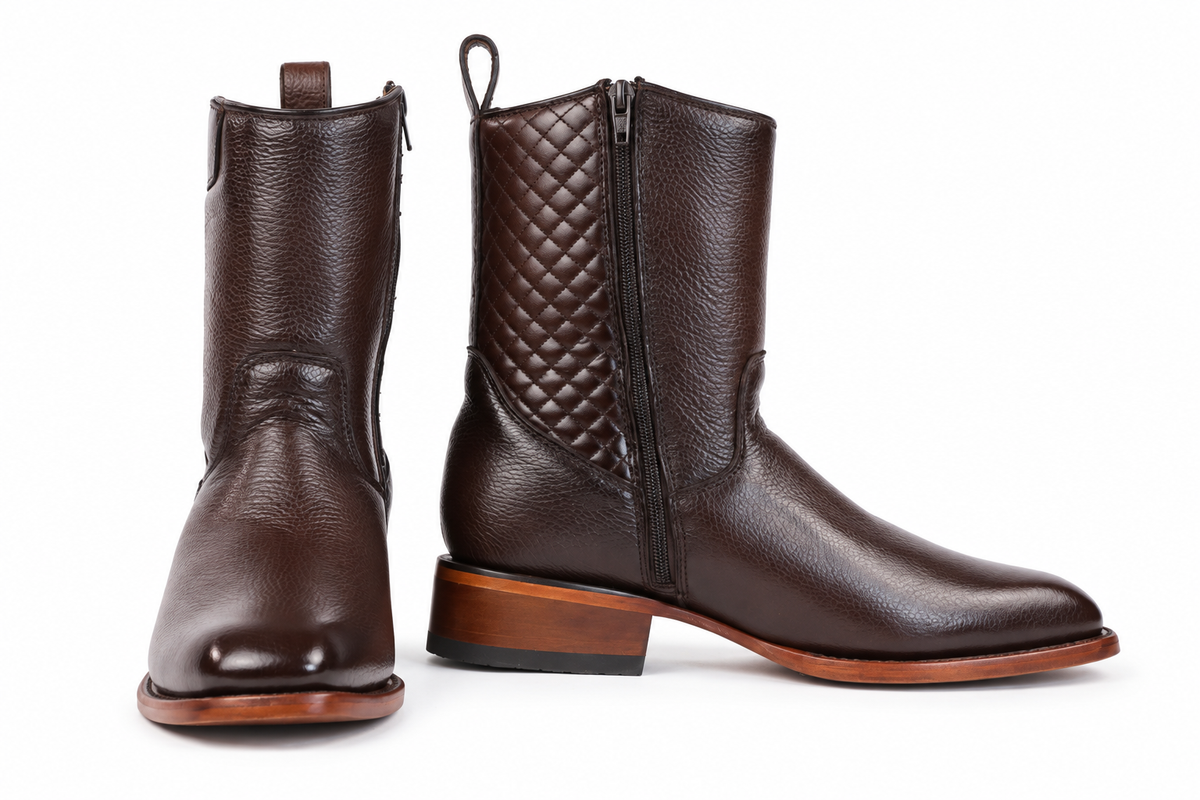The Walburg Deer Zip Roper - Brown