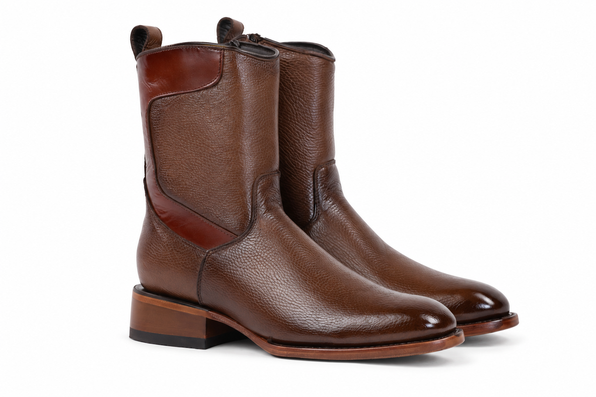 The Walburg Deer Zip Roper - Honey