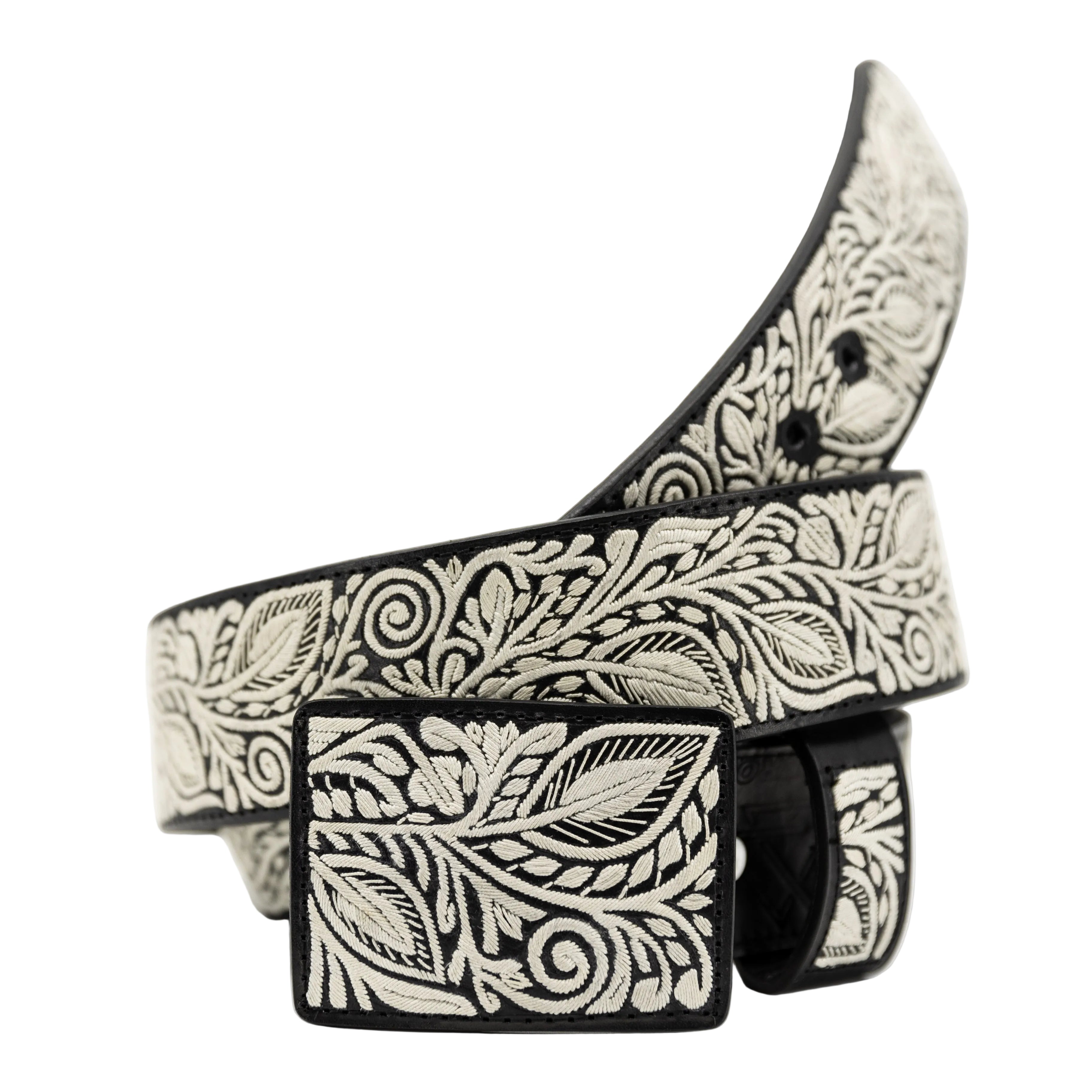 Cinto de Pita Fino- Gardenio — handcrafted leather belt by Cuadra Piedreros