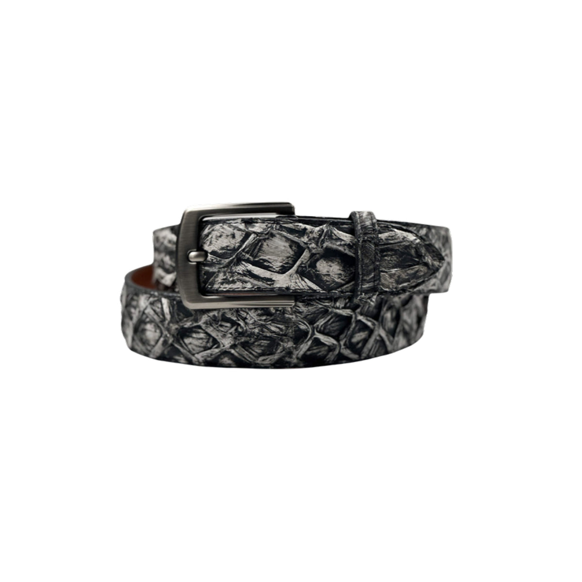 Remuda Belt — Western Leather Belt, detail view