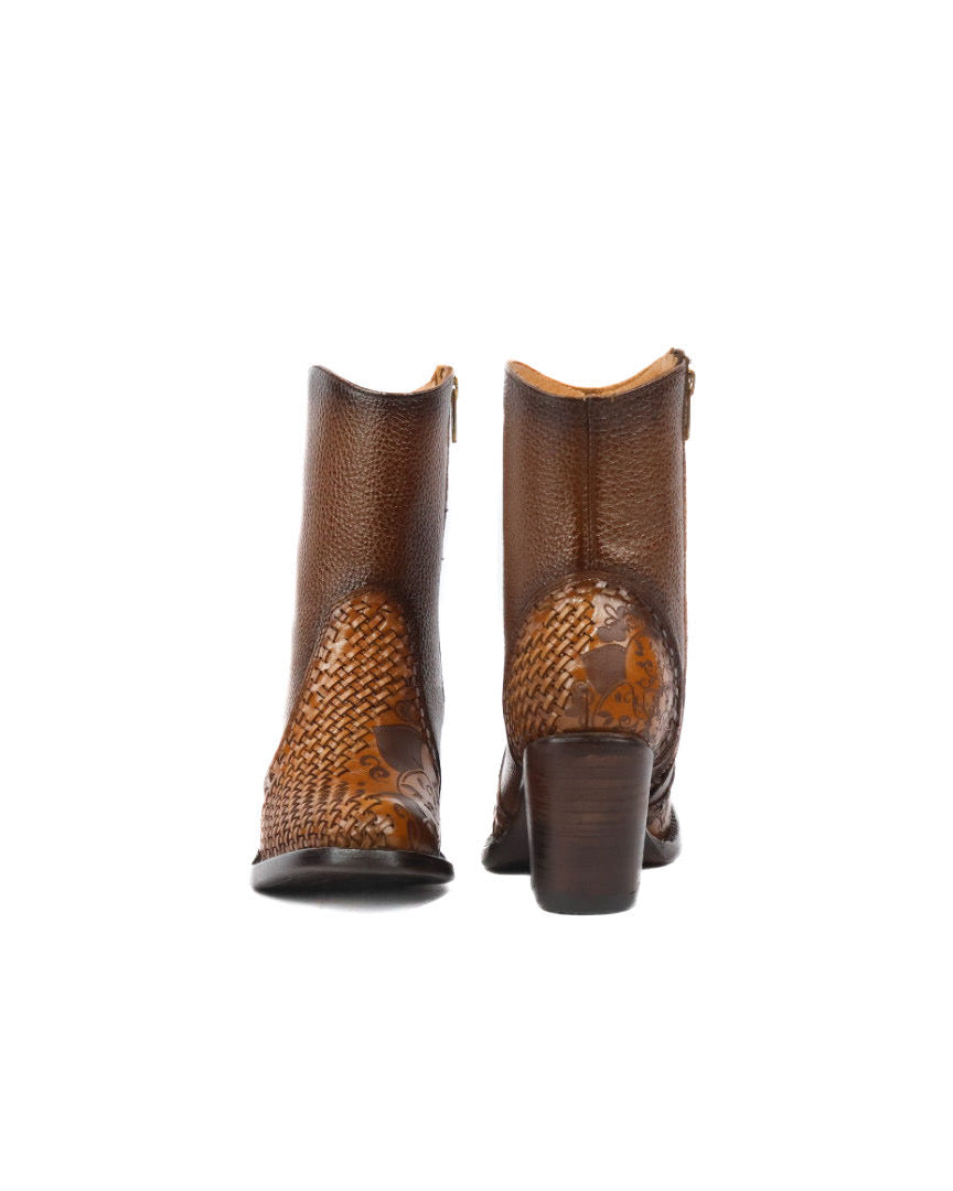 Priscila Short Leather Boot