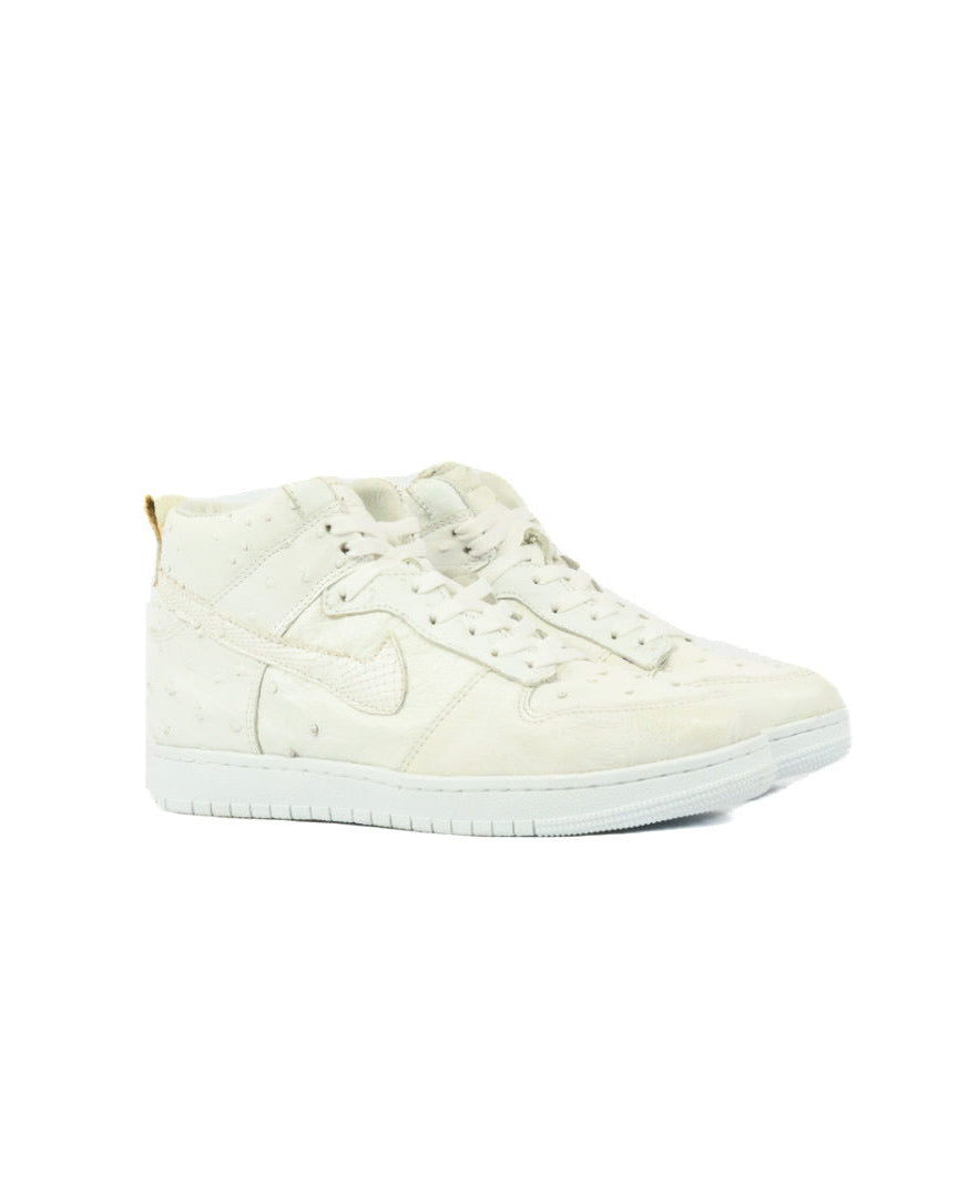 Mens Ostrich Leather Sneakers