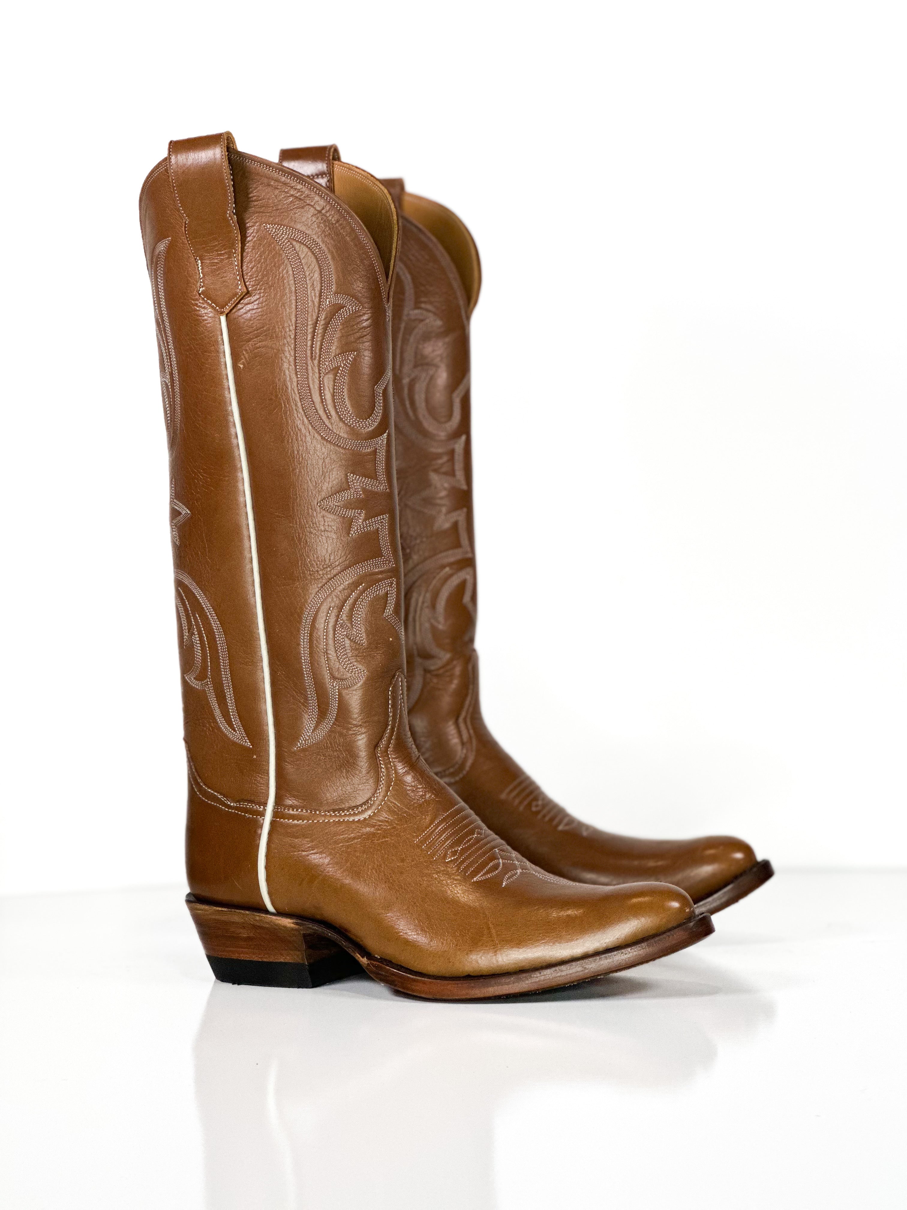 Copper Pearl Boots — handmade western boots by Cuadra Piedreros