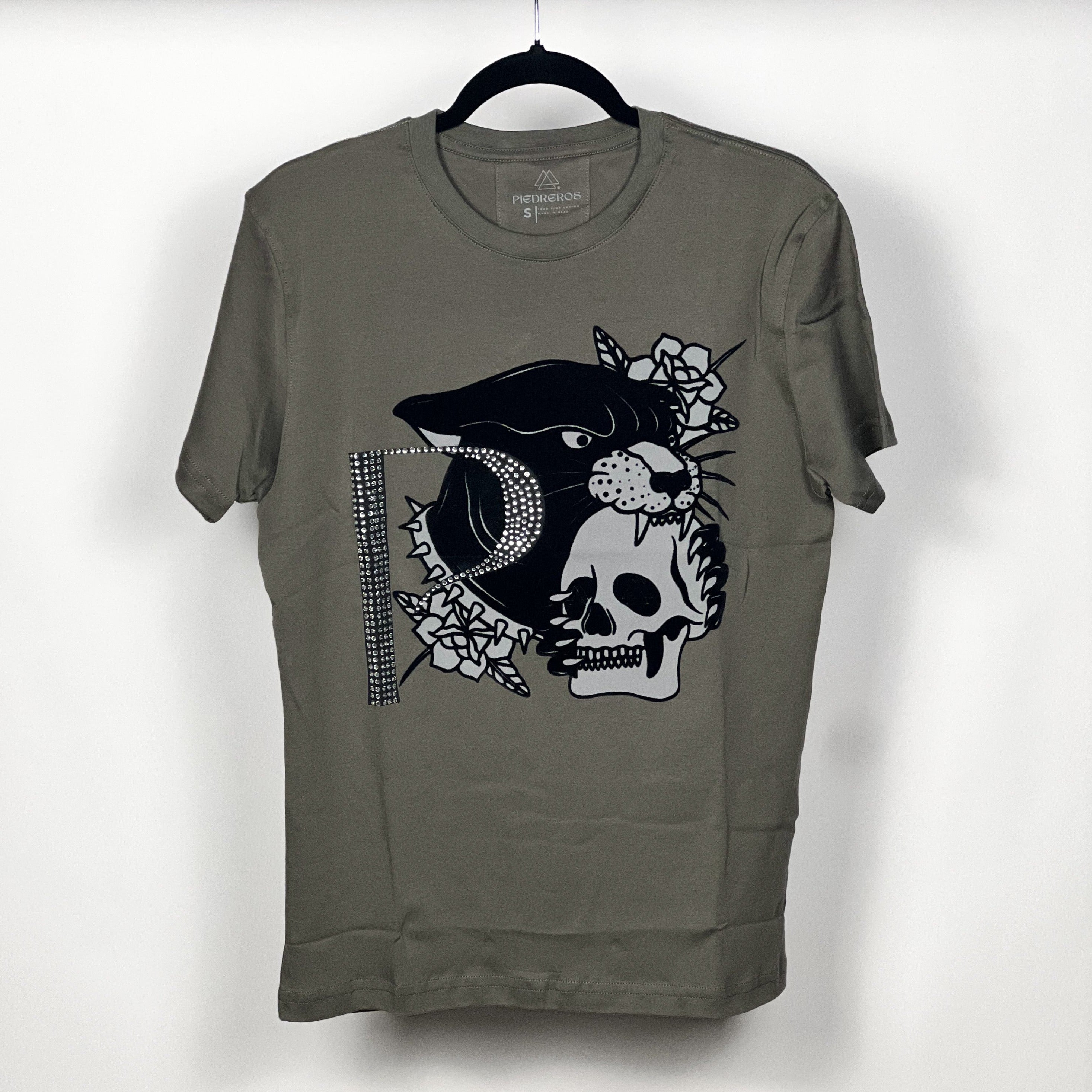Shirt- panther skull by Cuadra Piedreros
