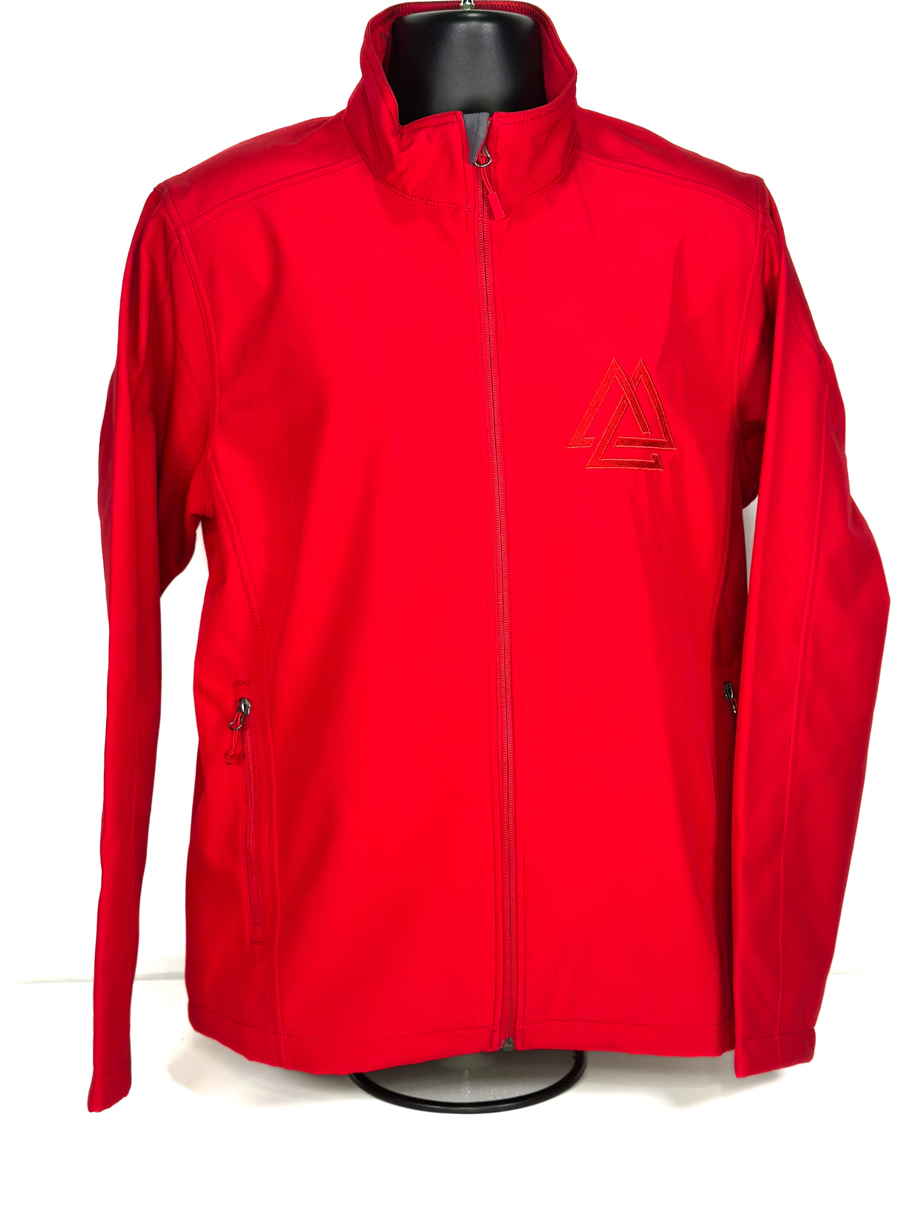 Embroidered Logo Jacket — close-up