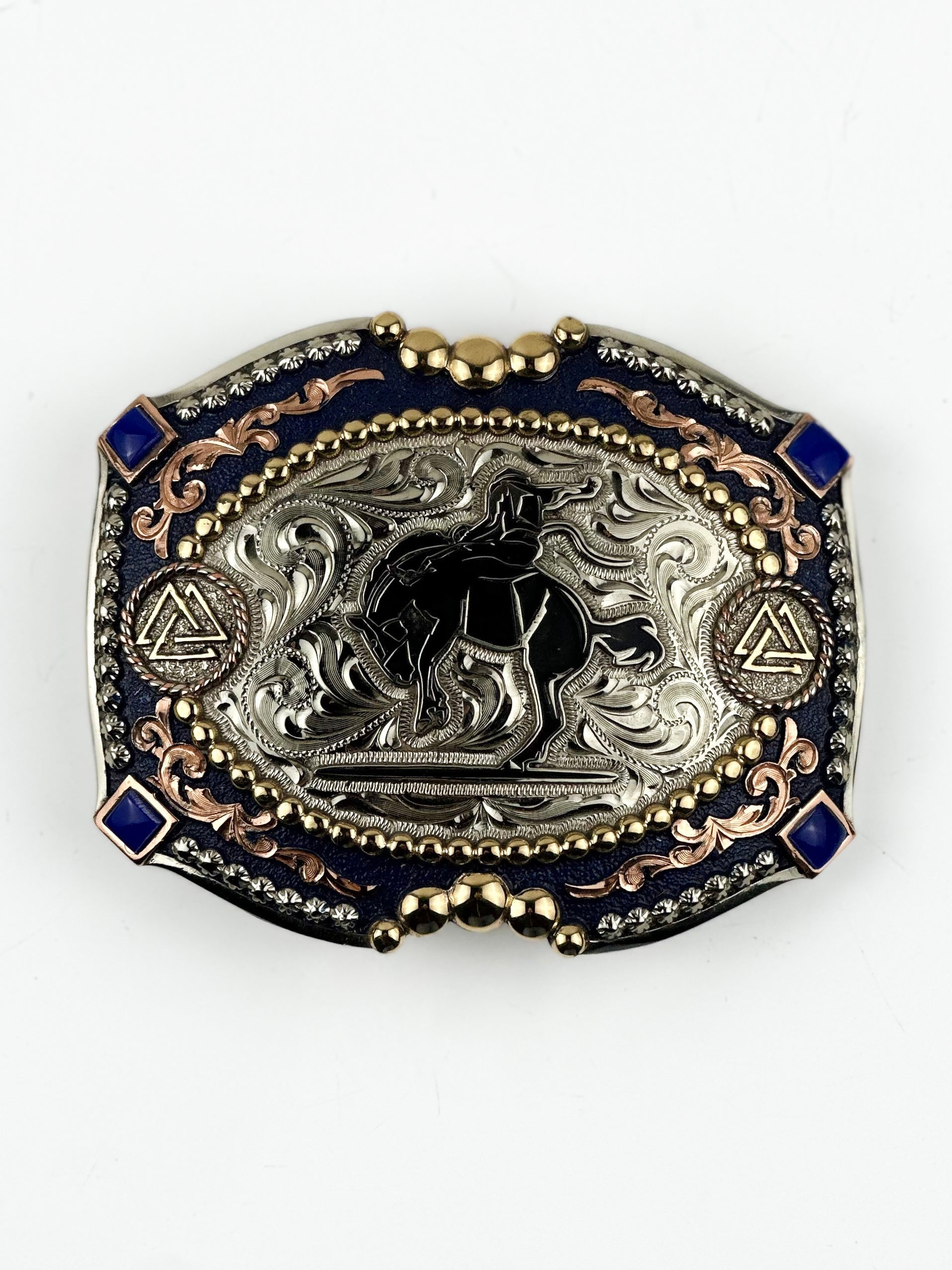 BLUE SOULFIRE BUCKLE — side view