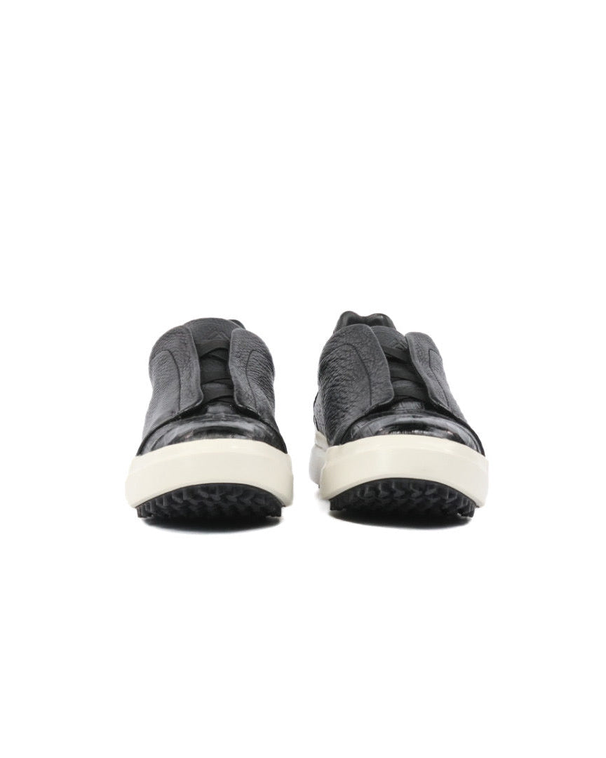 Mens Croc Leather Sneakers