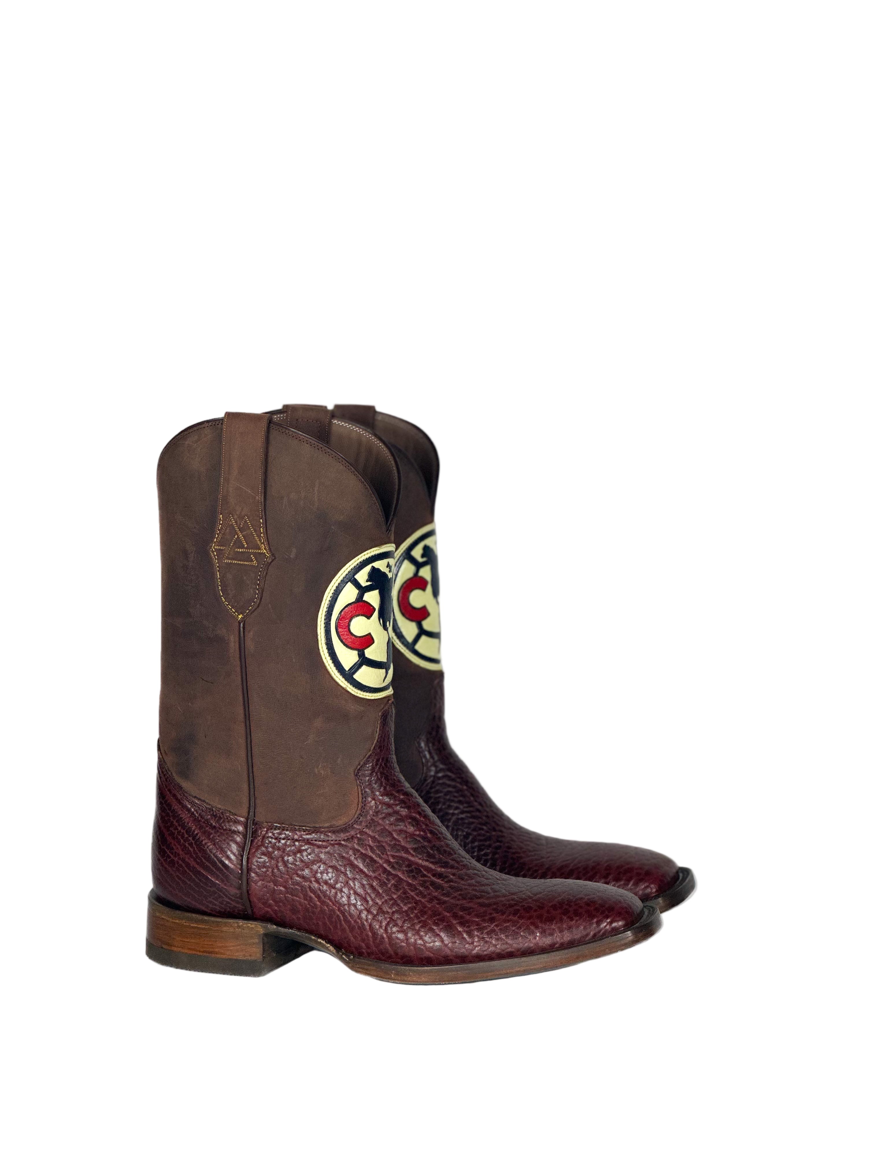 Team Boot — detail shot of handmade western boots