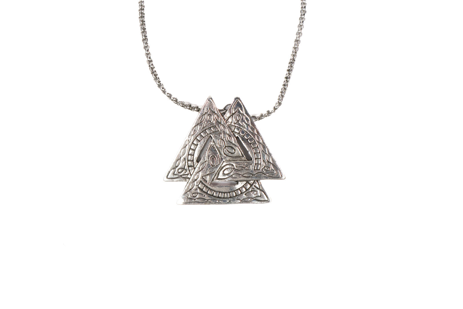 Valknut Pendant Necklace