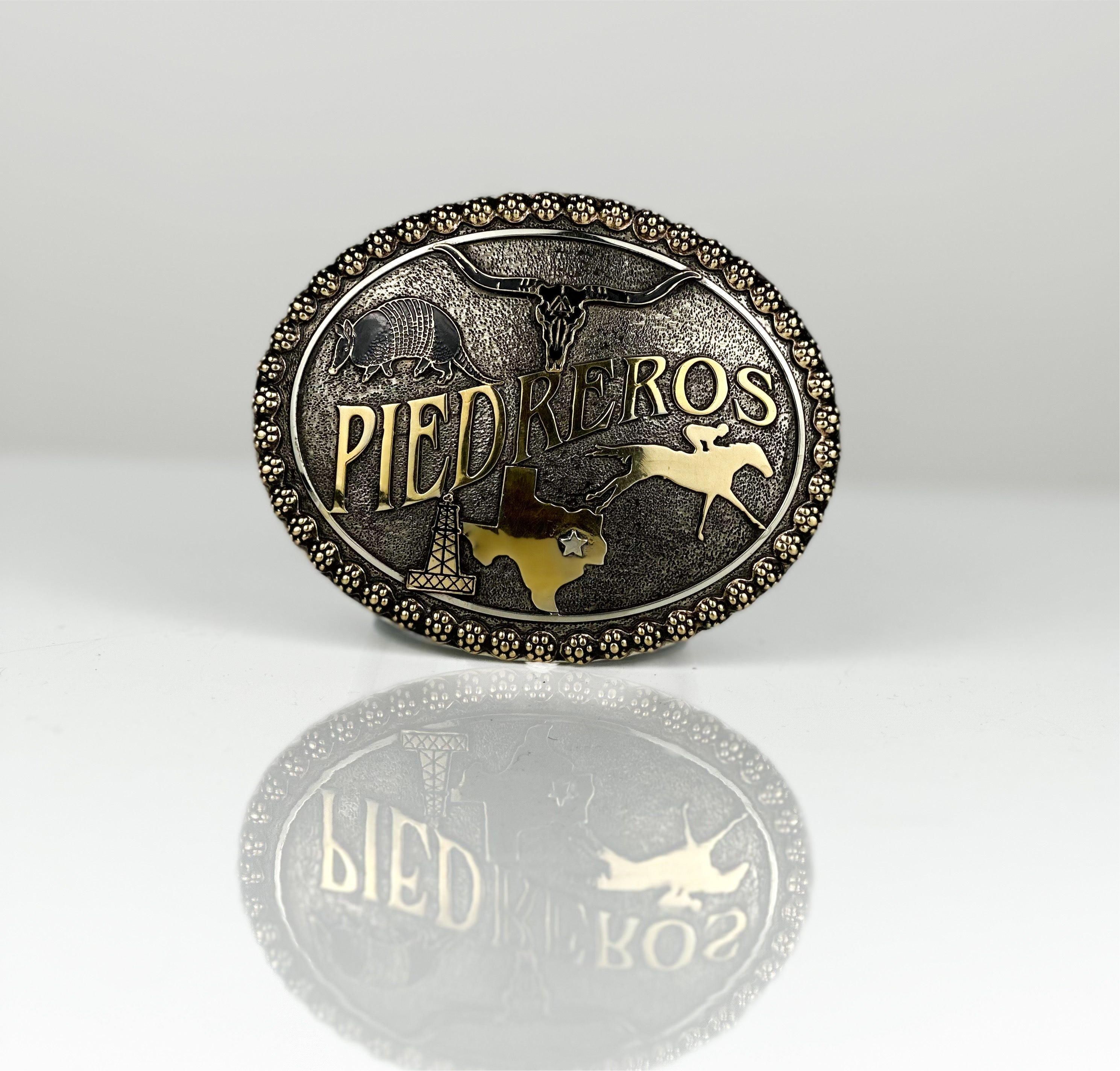 THE TEXAS BUCKLE — Cuadra Piedreros western belt buckle