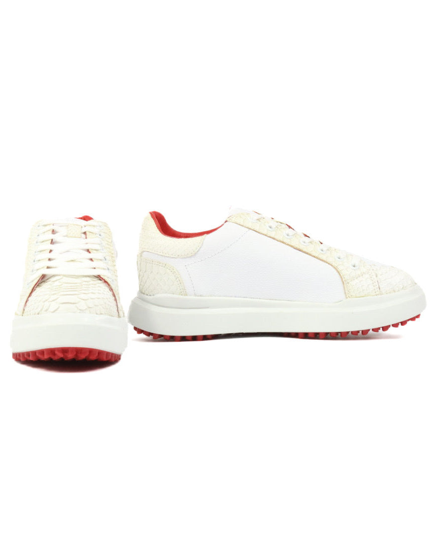 Mens Python Leather Sneakers