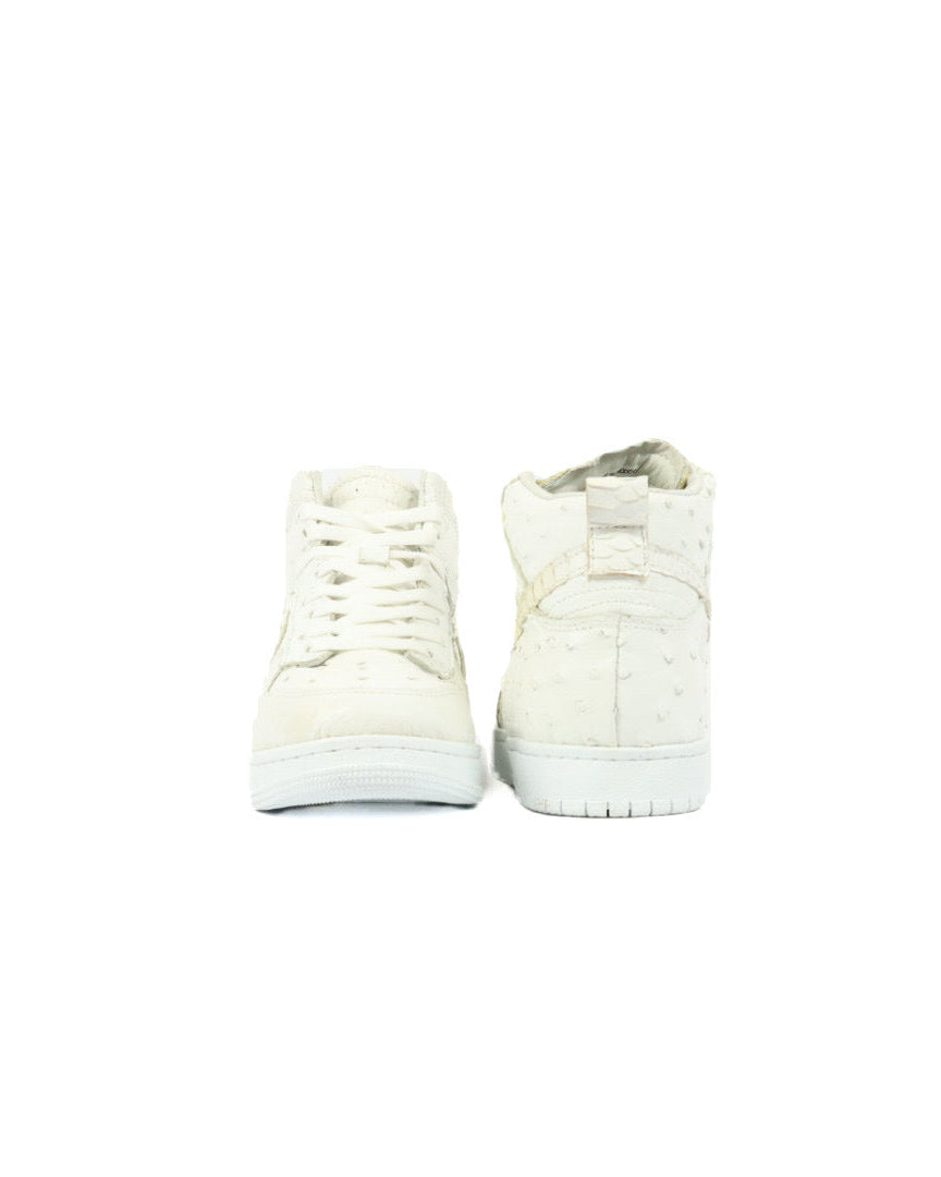 Mens Ostrich Leather Sneakers