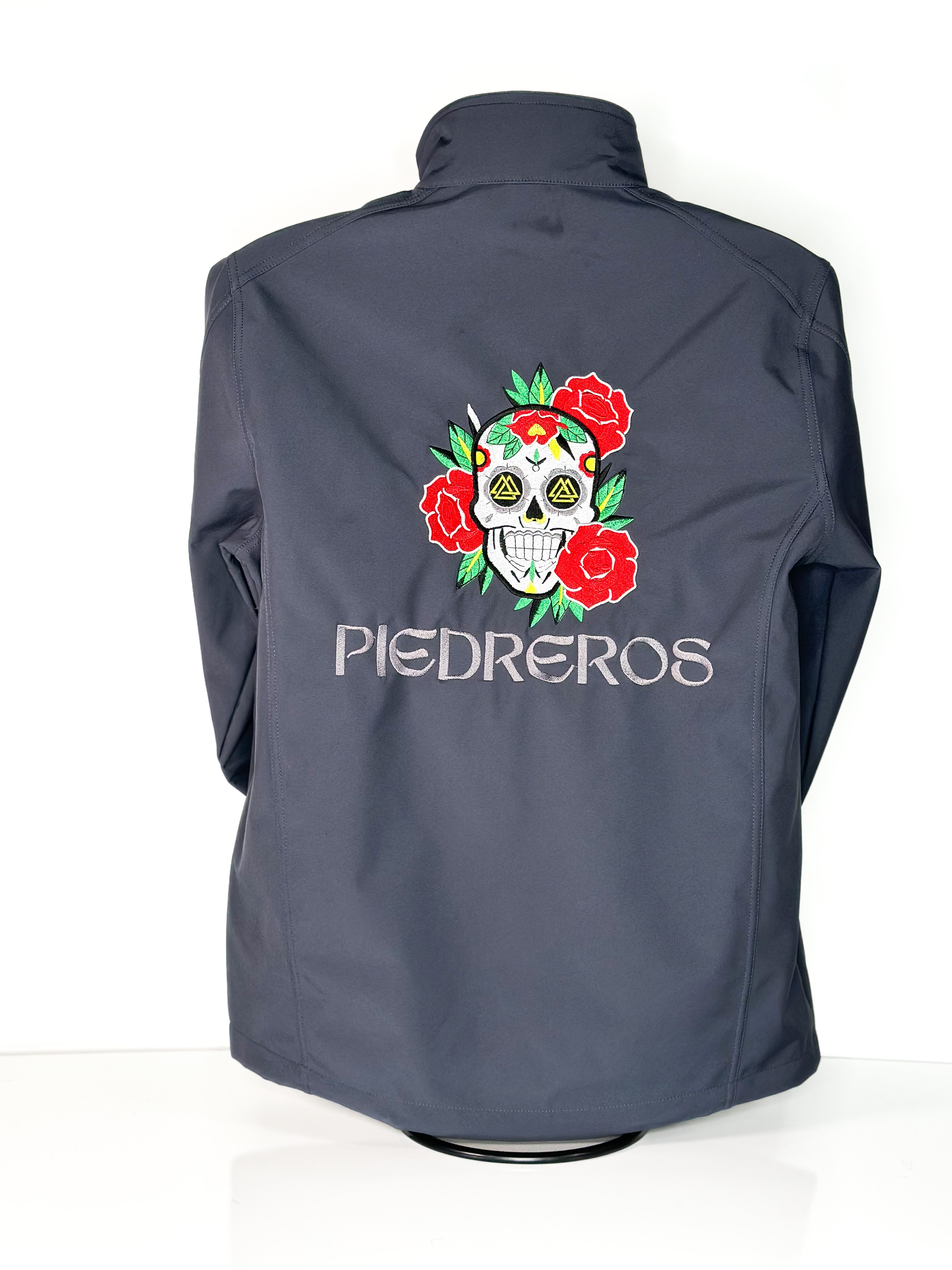 EMBROIDERED SKULL MEN'S LOGO JACKET — side view