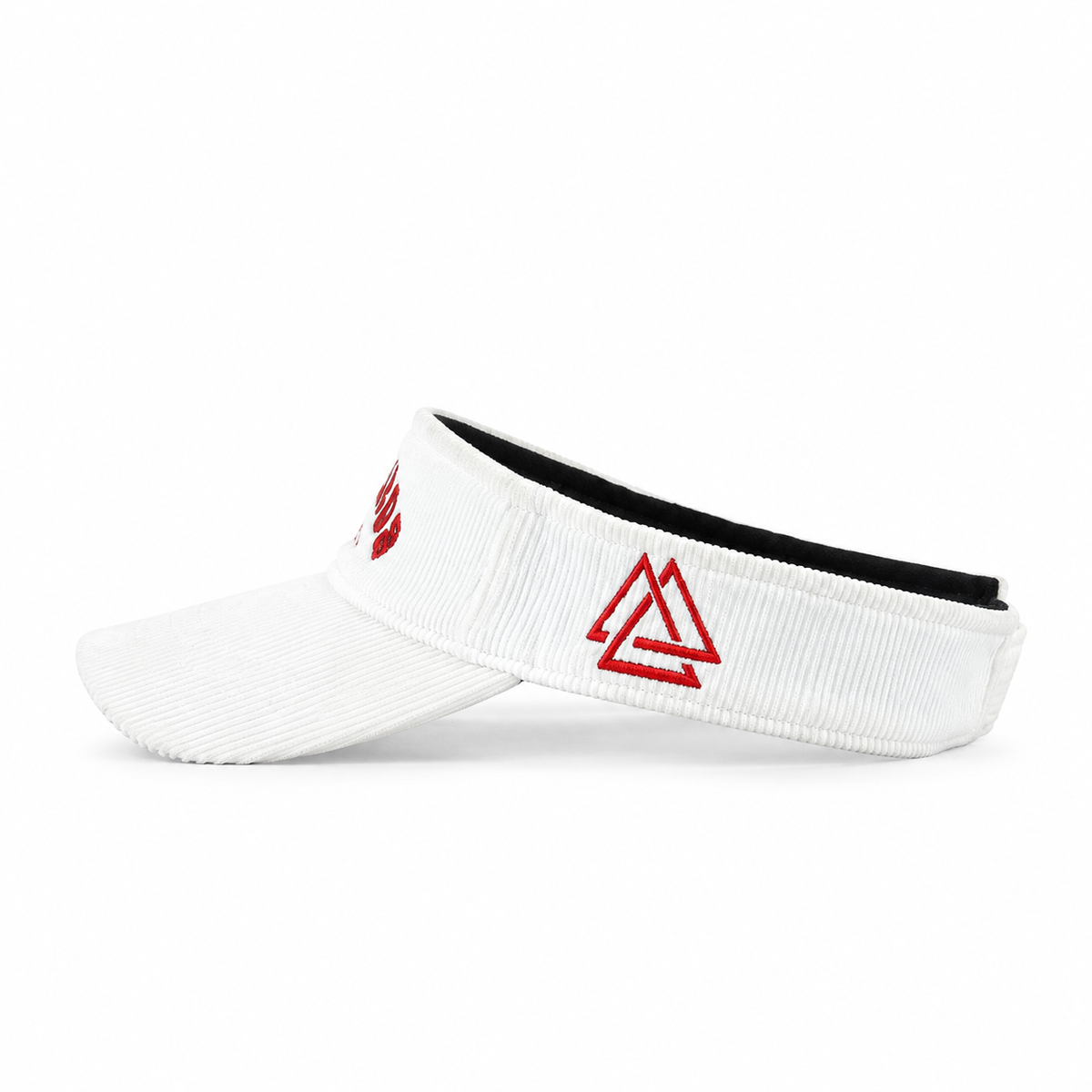 R&B WHITE VISOR LOGO HAT