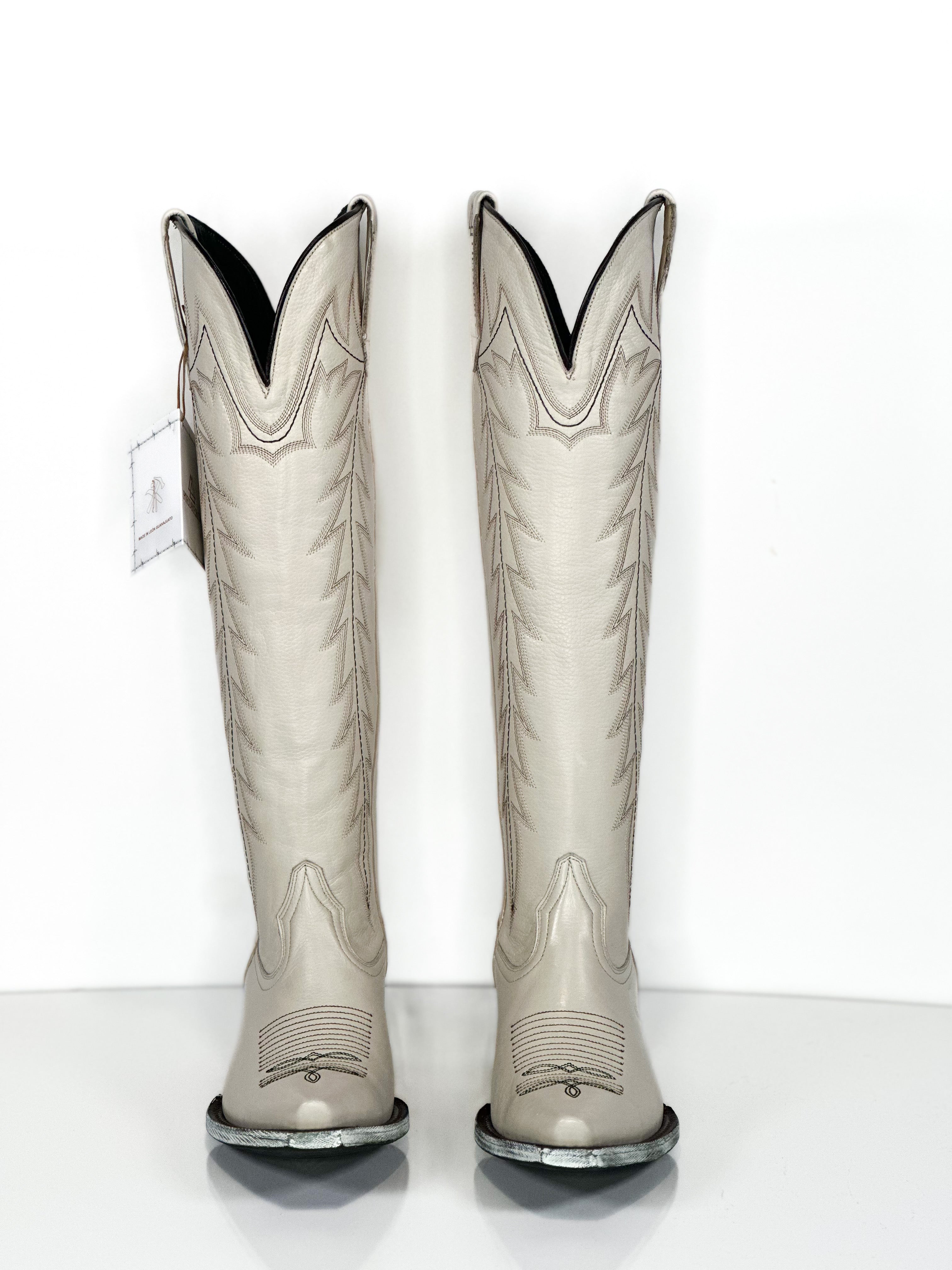 Wendy Boots 7.5 — side view of handmade western boots
