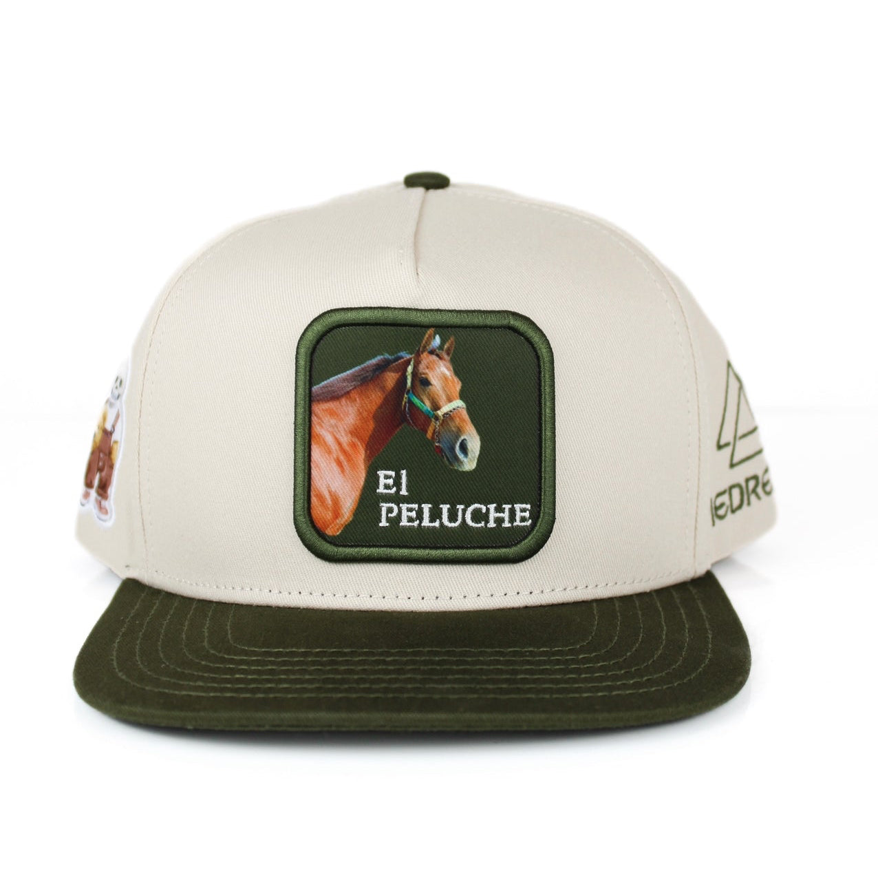 Horse Caps — side view of Cuadra Piedreros cap