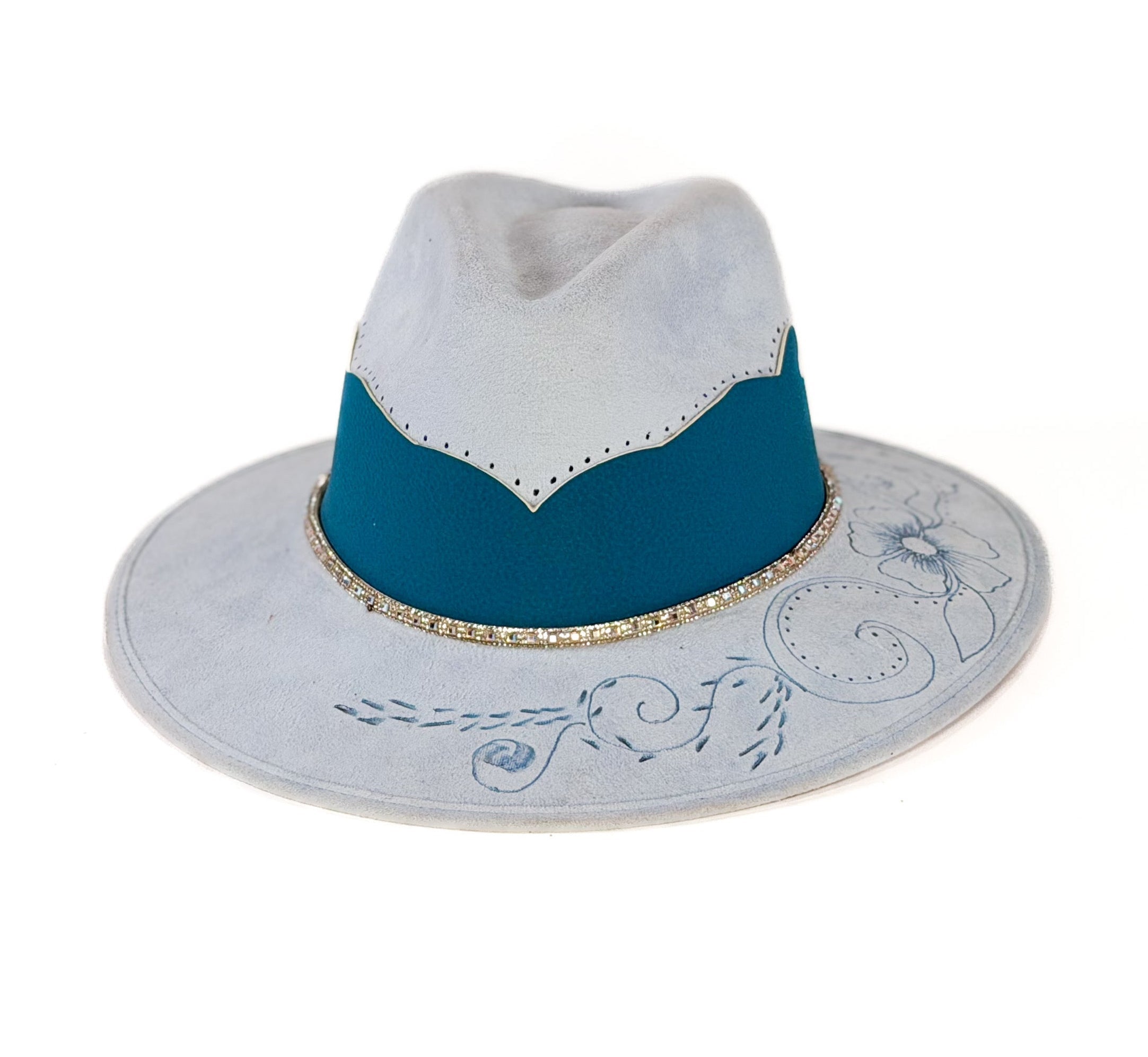 Corbin Celeste Hat — Cuadra Piedreros premium cap