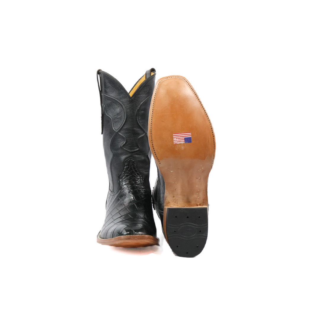 American Alligator French Toe Boot