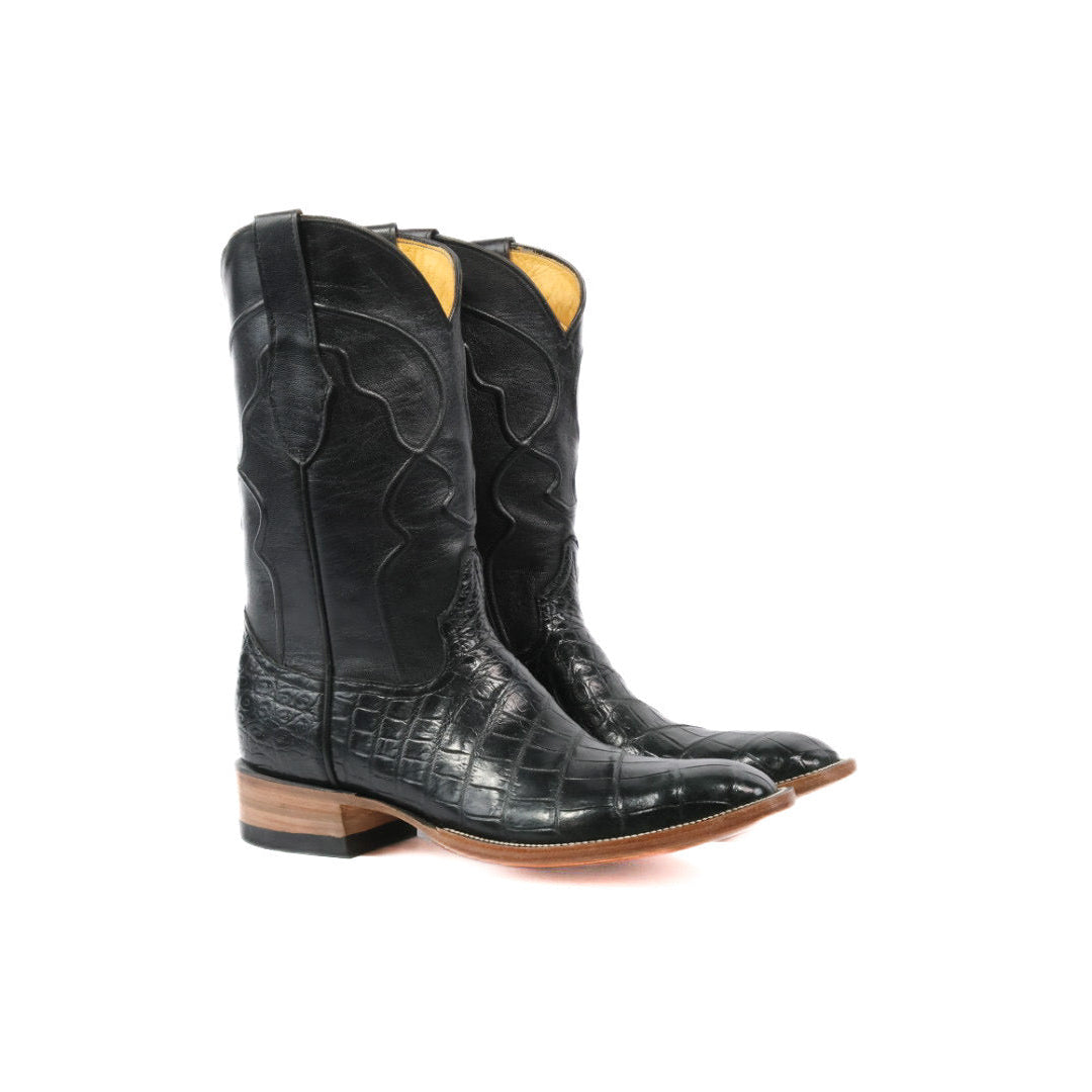 American Alligator French Toe Boot