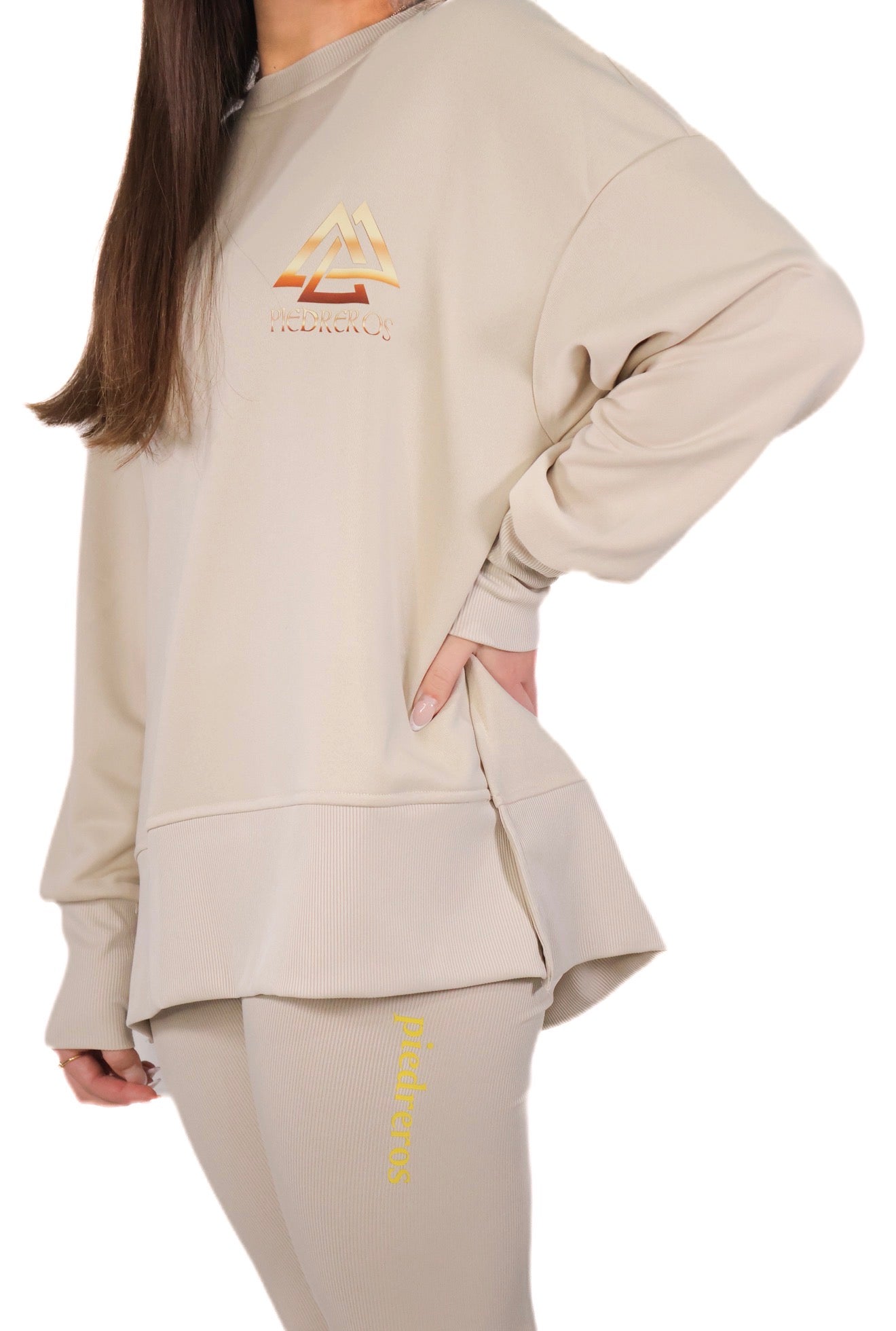 side of piedreros beige sports set