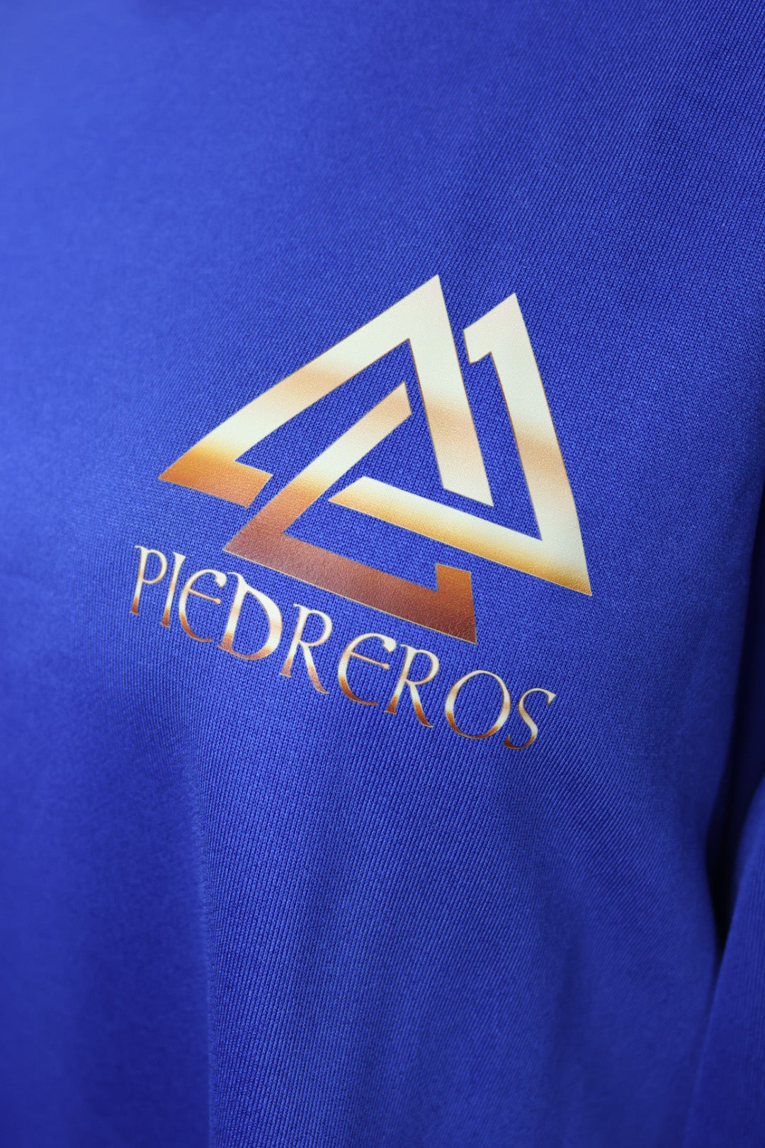 Blue sports set logo piedreros