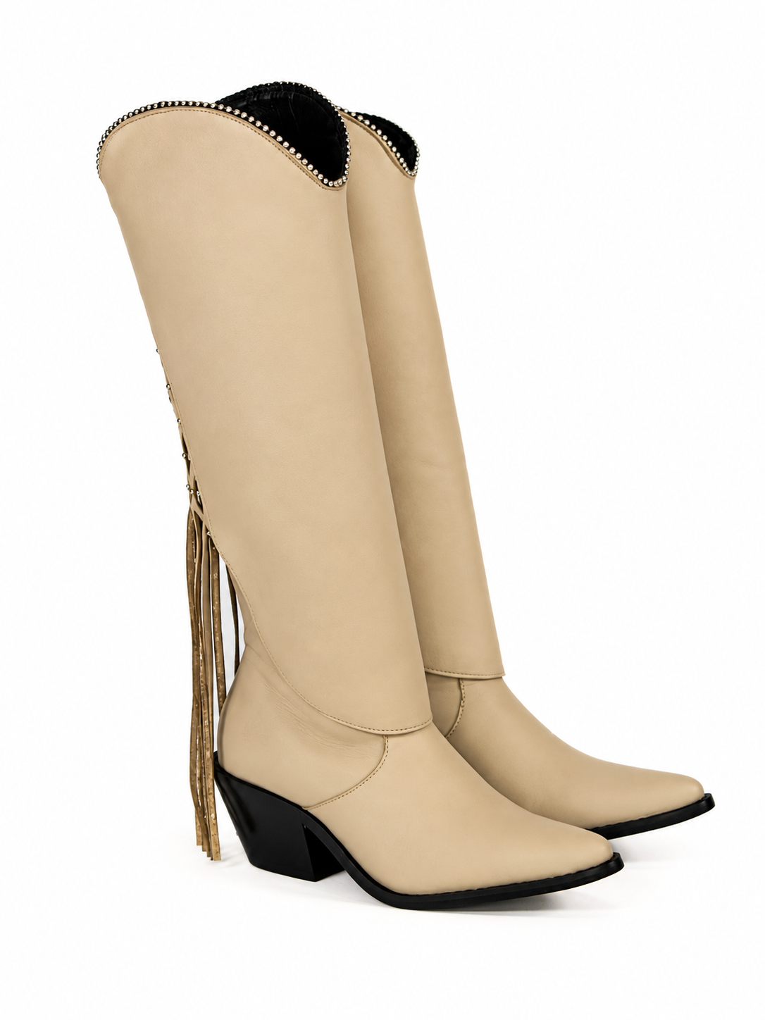 Fringe Pearl Boots