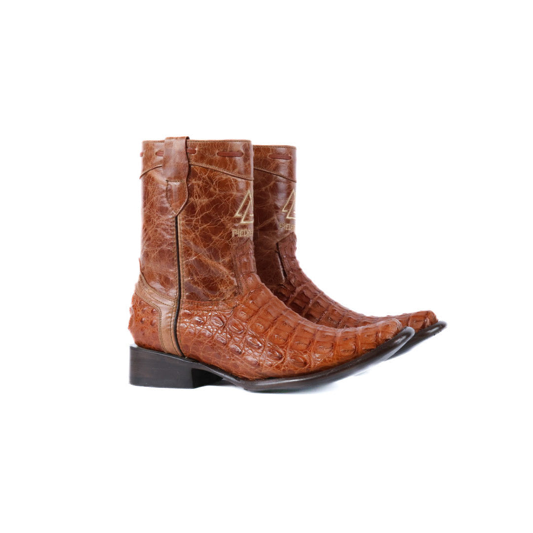 Bronze Croc Boot