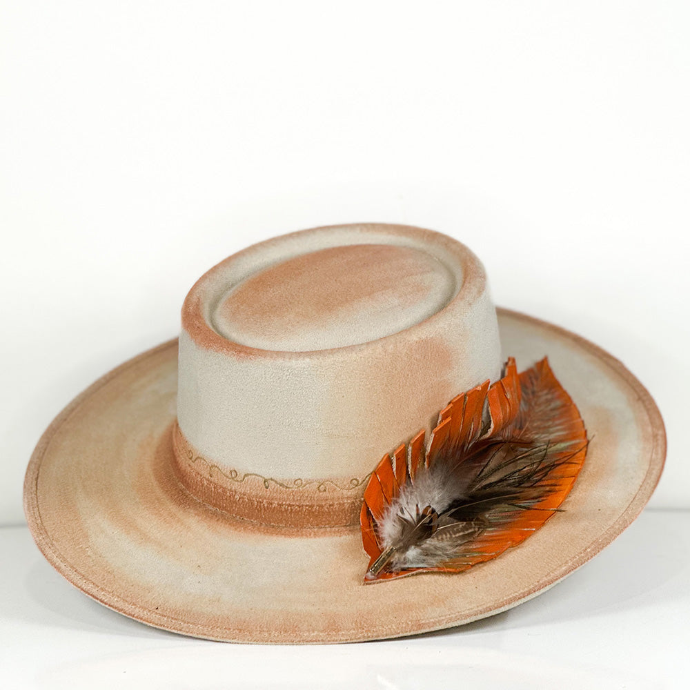 Cassidy Barch Hat — detail shot of Cuadra Piedreros cap