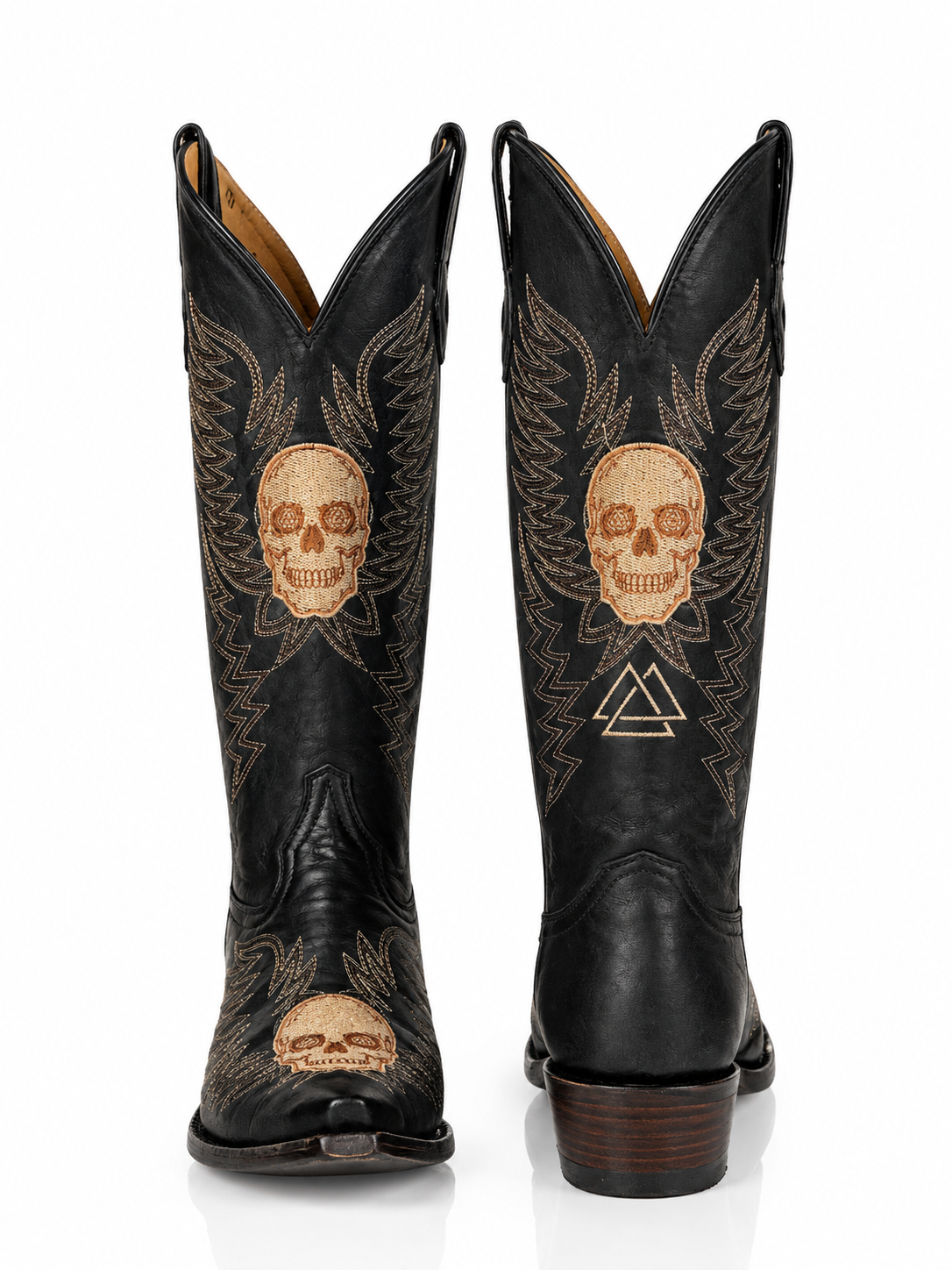 The Marcela — Leather Snip Toe Women's Cowboy Boot, profile view