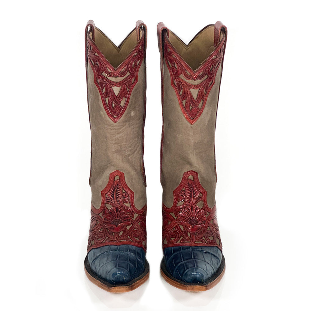 Cocotriz Abilene Boots — angled view of handmade western boots