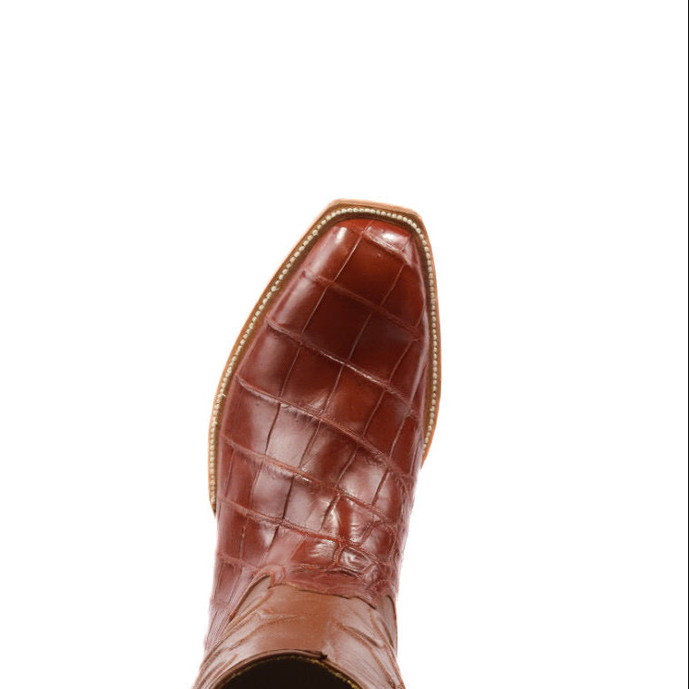 American Alligator French Toe Boot
