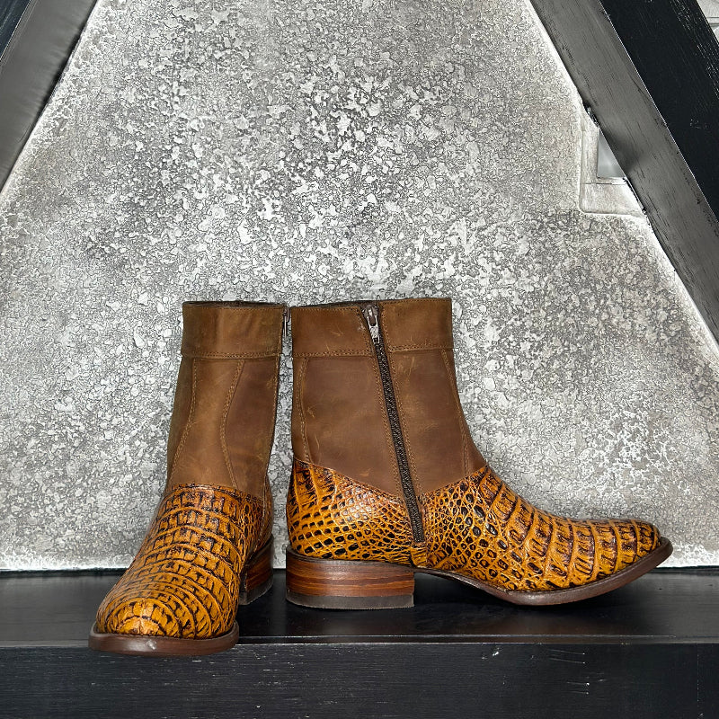 Ambar Jaguar Boots — side view of handmade western boots