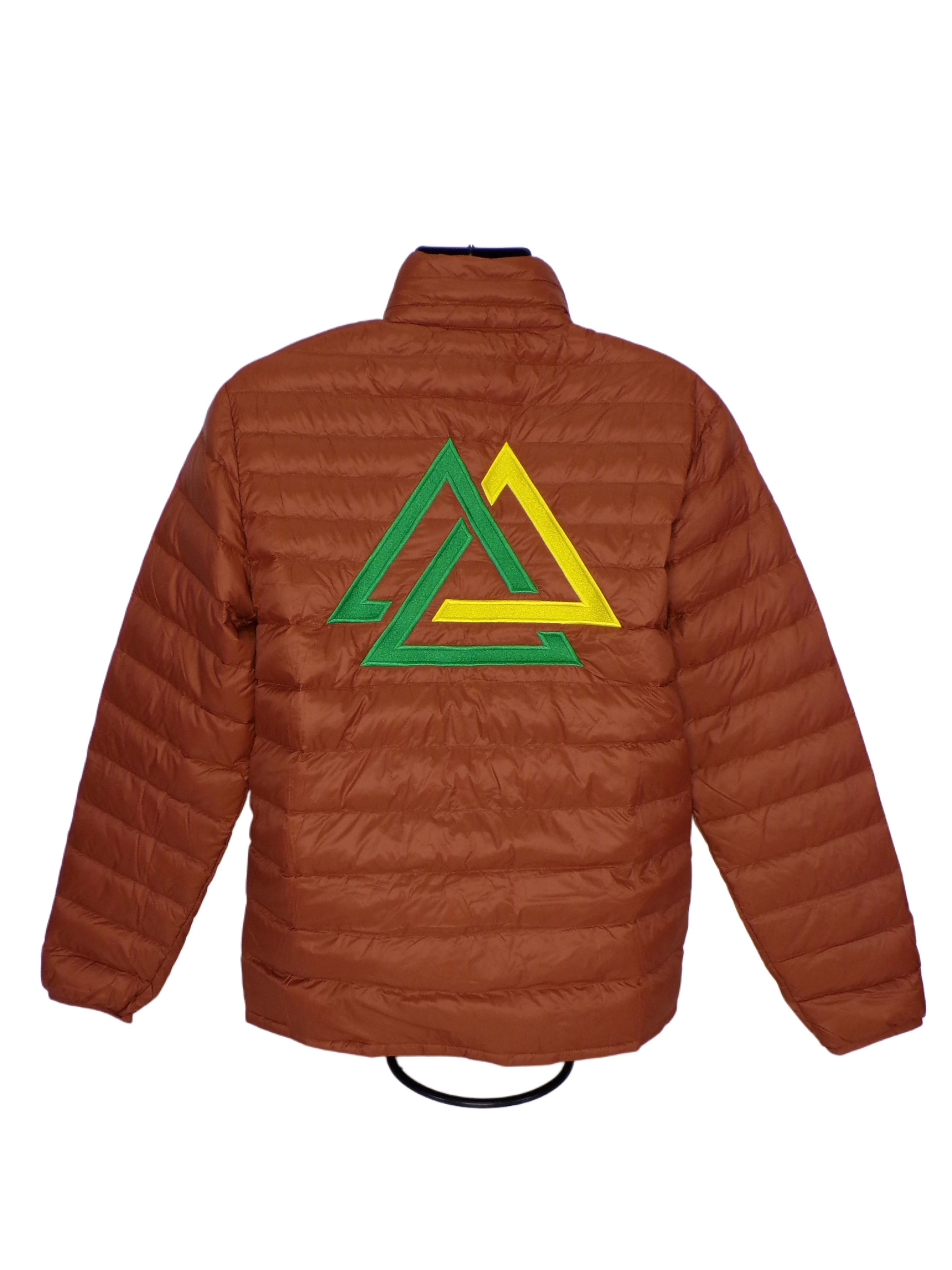 Mens Puffer Logo Jacket — side view