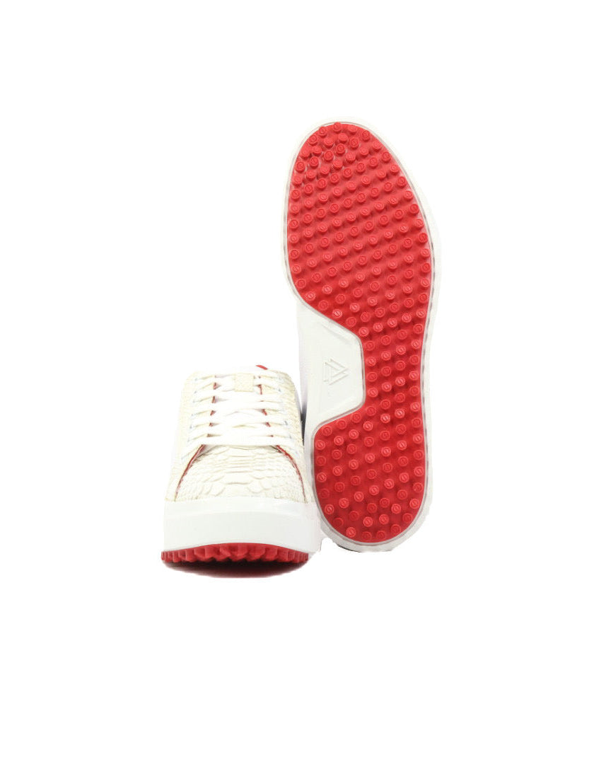 Mens Python Leather Sneakers