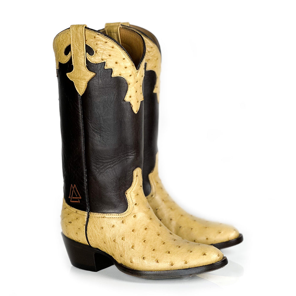 Dahlia- Ostrich Boot — handmade ostrich boots by Cuadra Piedreros