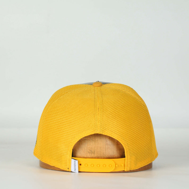 Leather Caps — lifestyle shot of Cuadra Piedreros cap