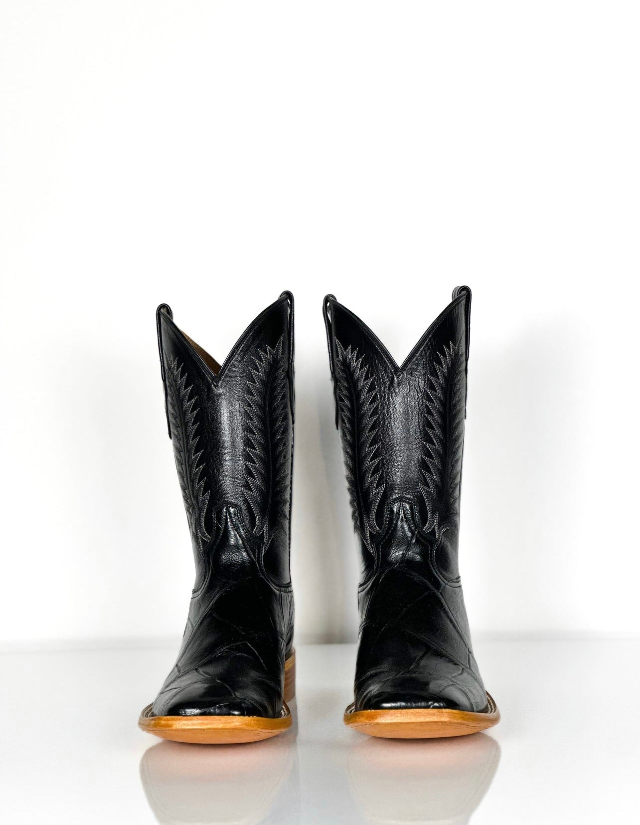 American Alligator-Black Natural Sole — side view
