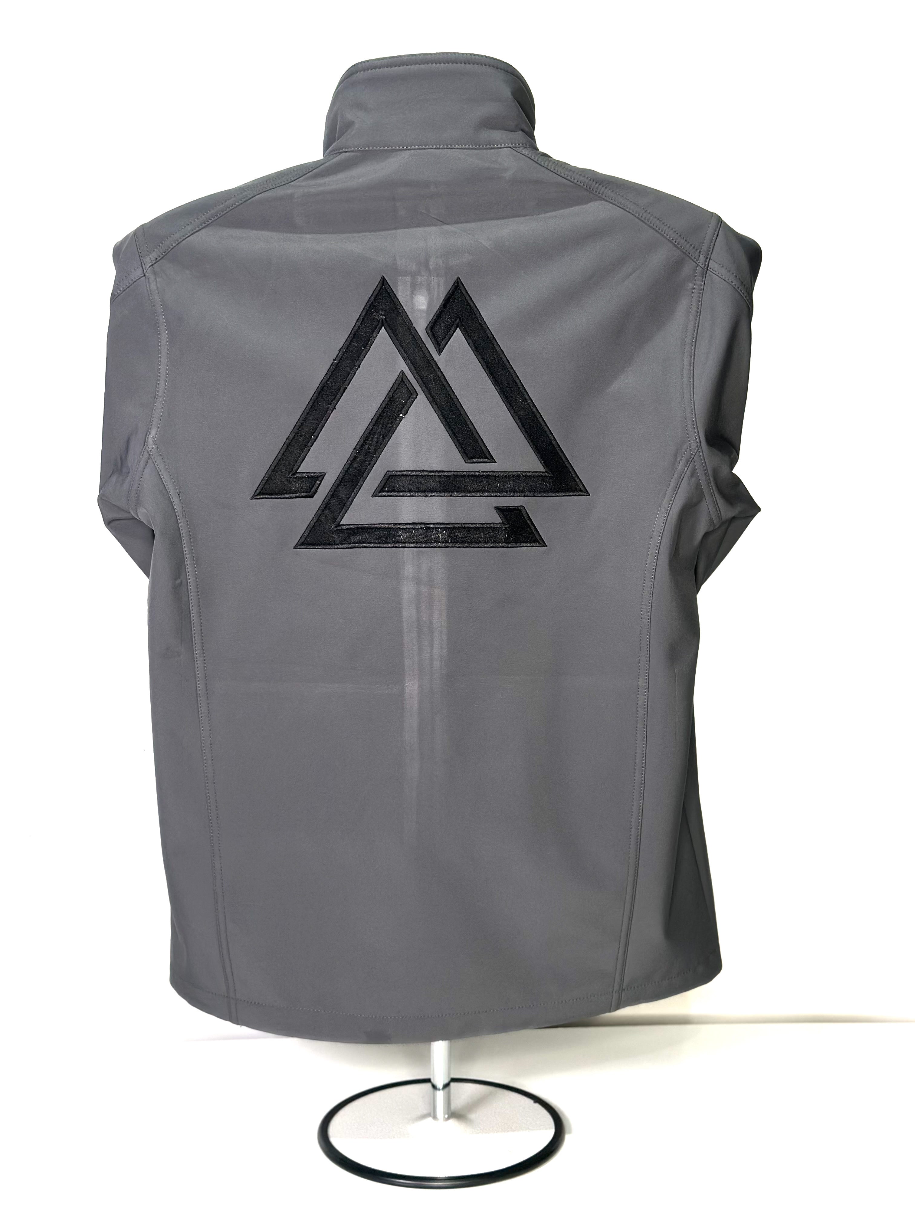 Embroidered Logo Jacket — angled view