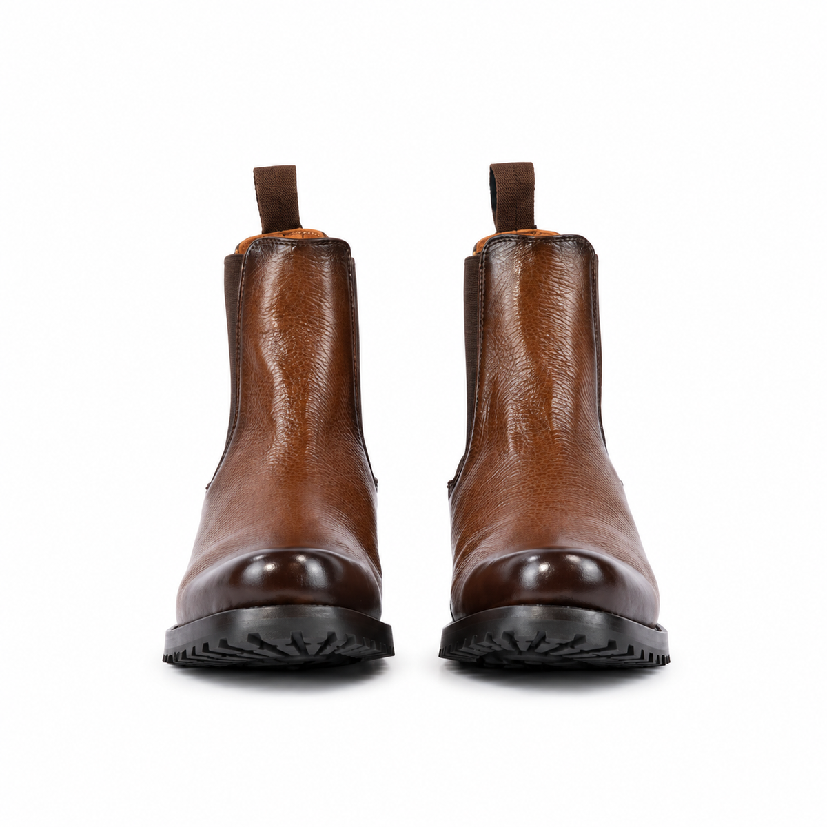 The Dallas — Leather Men's Cowboy Boot, angled view