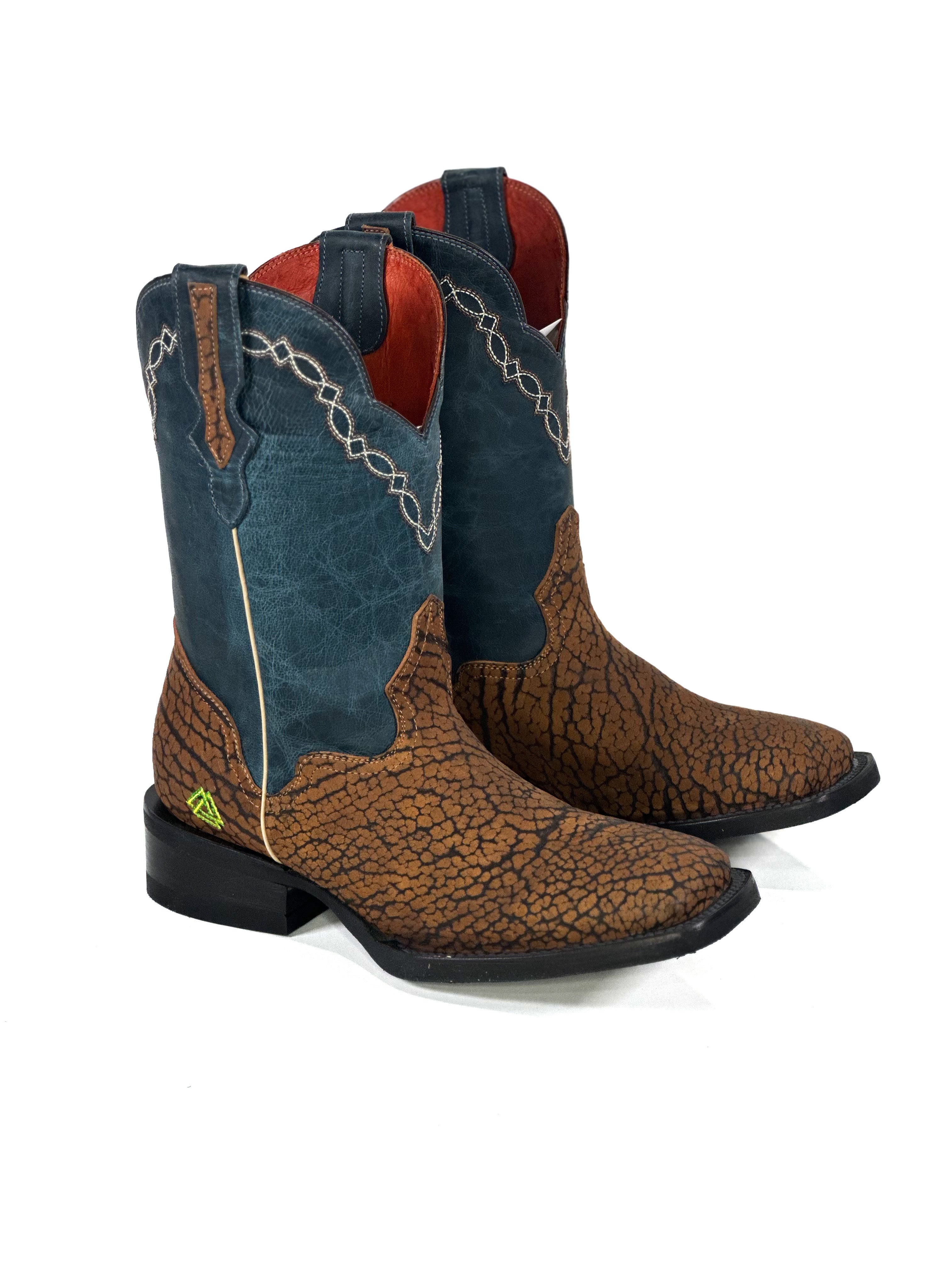 Round Rock Bicolor Boot — handmade western boots by Cuadra Piedreros