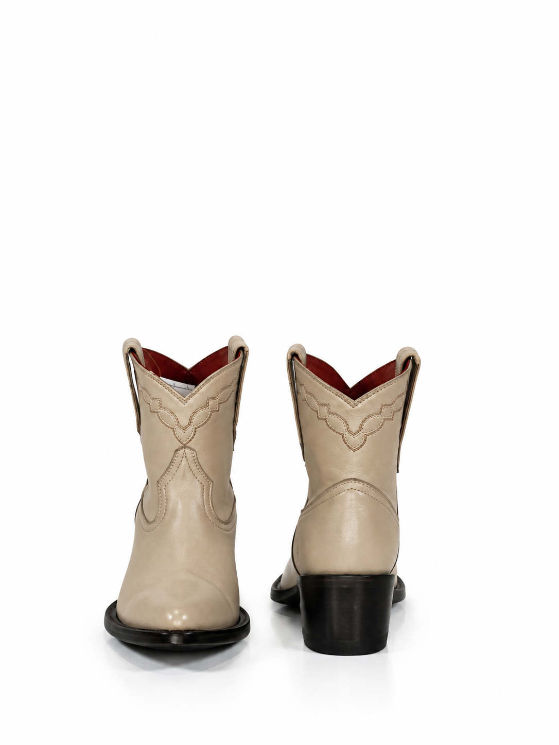 The Cherokee — Leather Snip Toe Women's Cowboy Boot, detail view